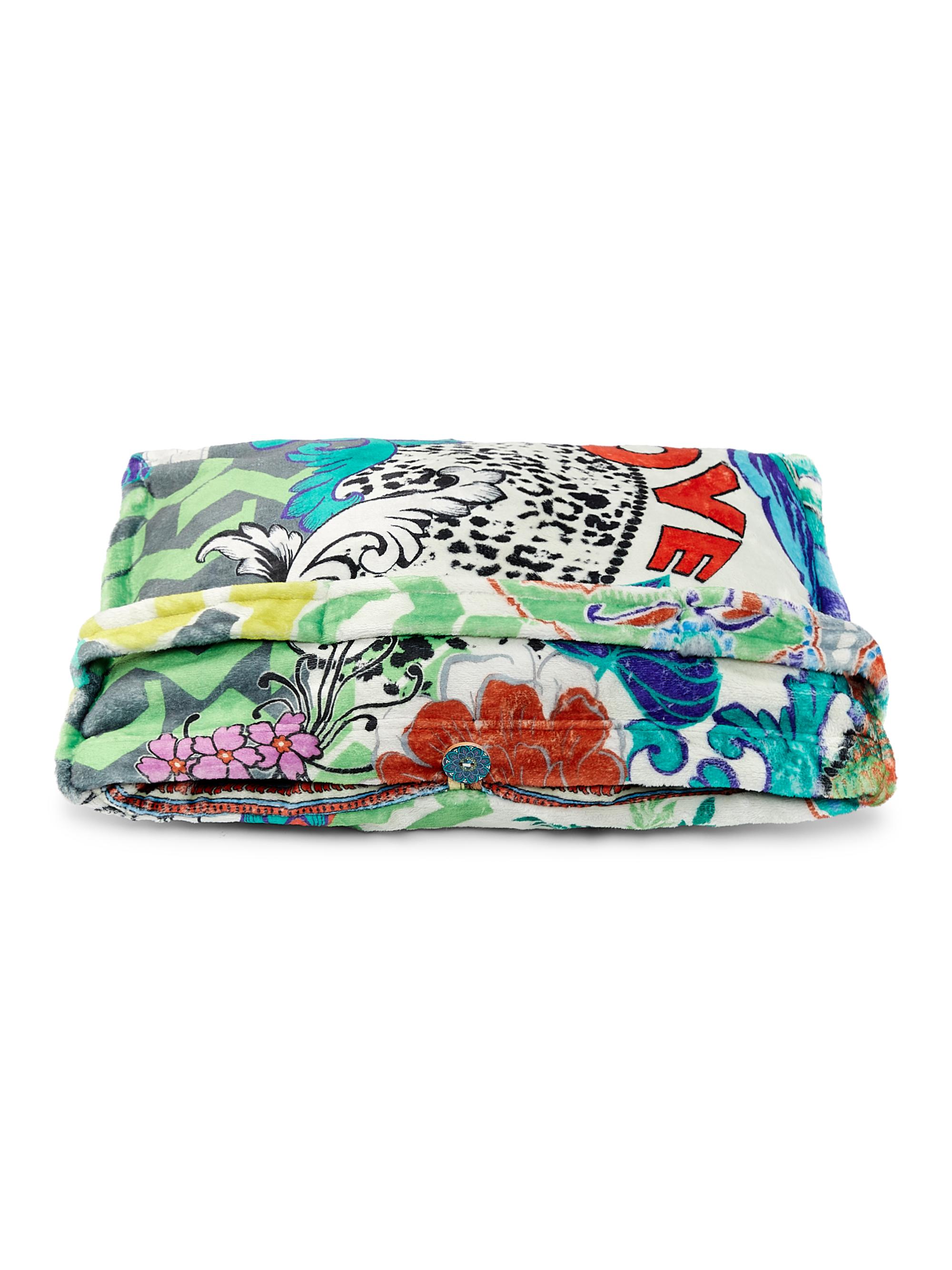 Johnny Was Love Printed Reversible Travel Blanket - Love Print