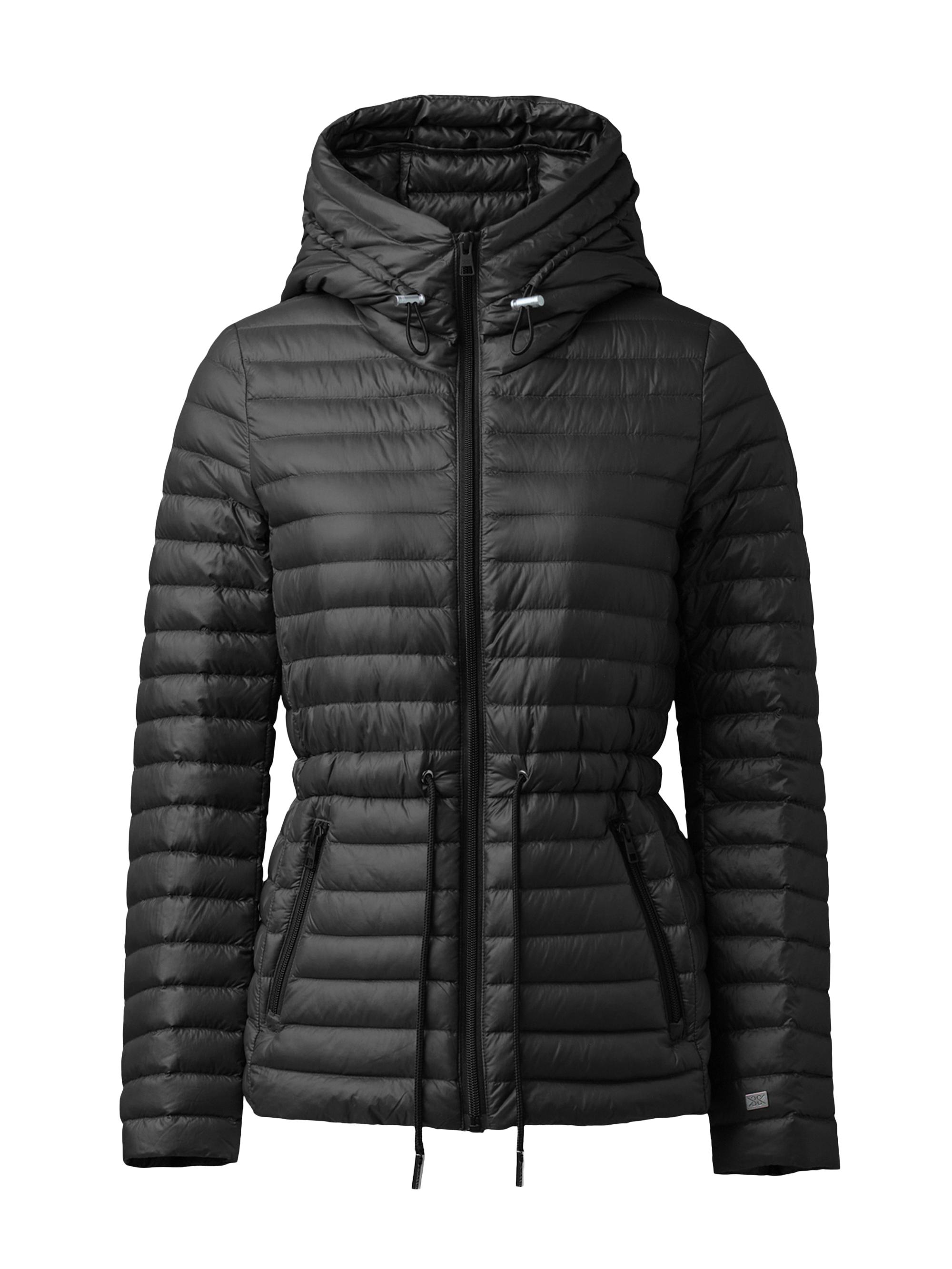 Soia & Kyo Women's Ayleen Lightweight Hooded Puffer Jacket - Black | Thumbnail 7