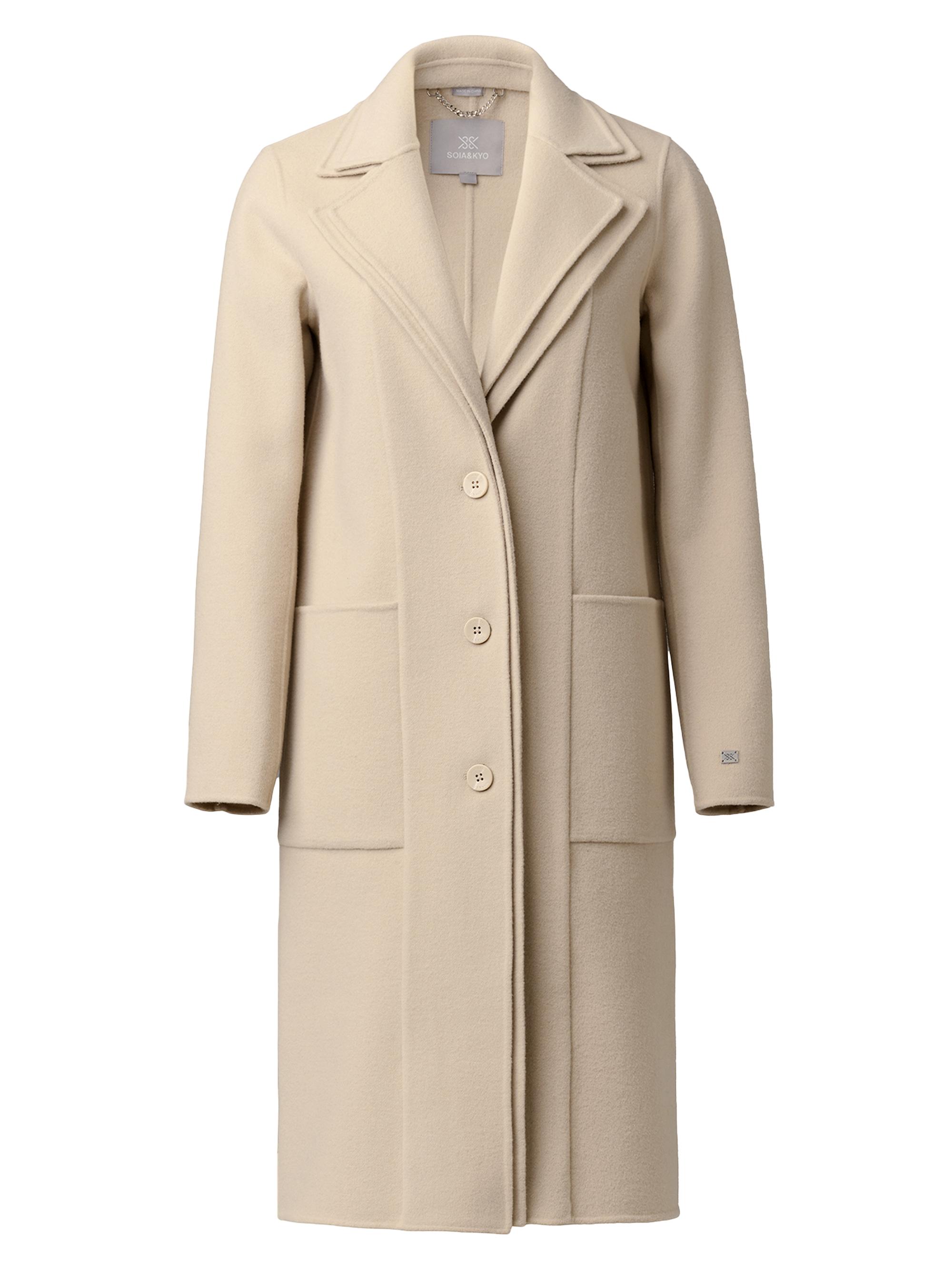 Soia & Kyo Women's Benicia Double-Faced Wool Coat - Hush