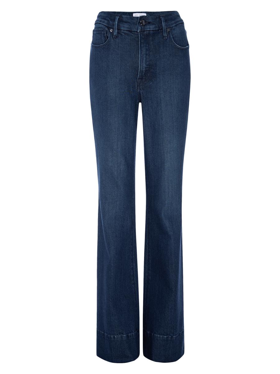 Good American Soft Tech Good Classic Boot-Cut Stretch Jeans
