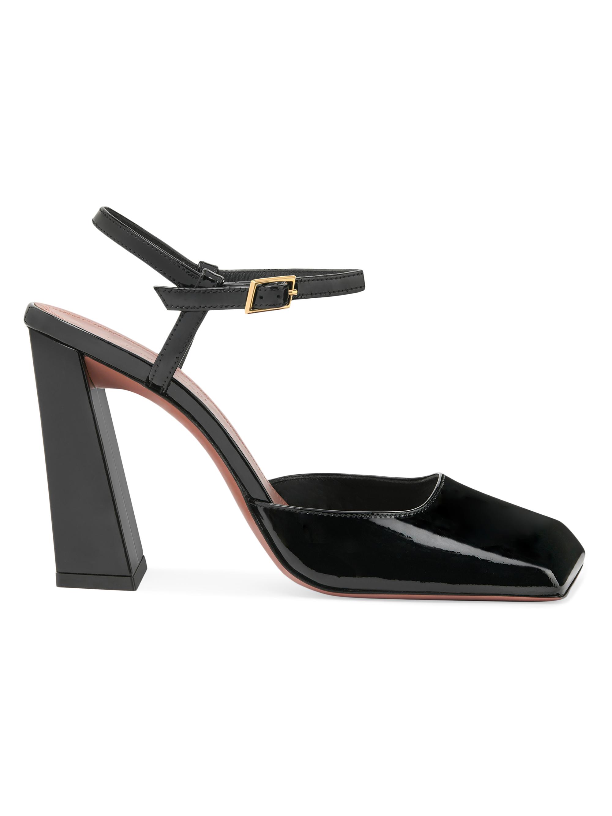 セール　入手困難　新品未使用　Amina Muaddi Amina Muaddi Charlotte 95MM Patent Leather Pumps | Saks Fifth Avenue
