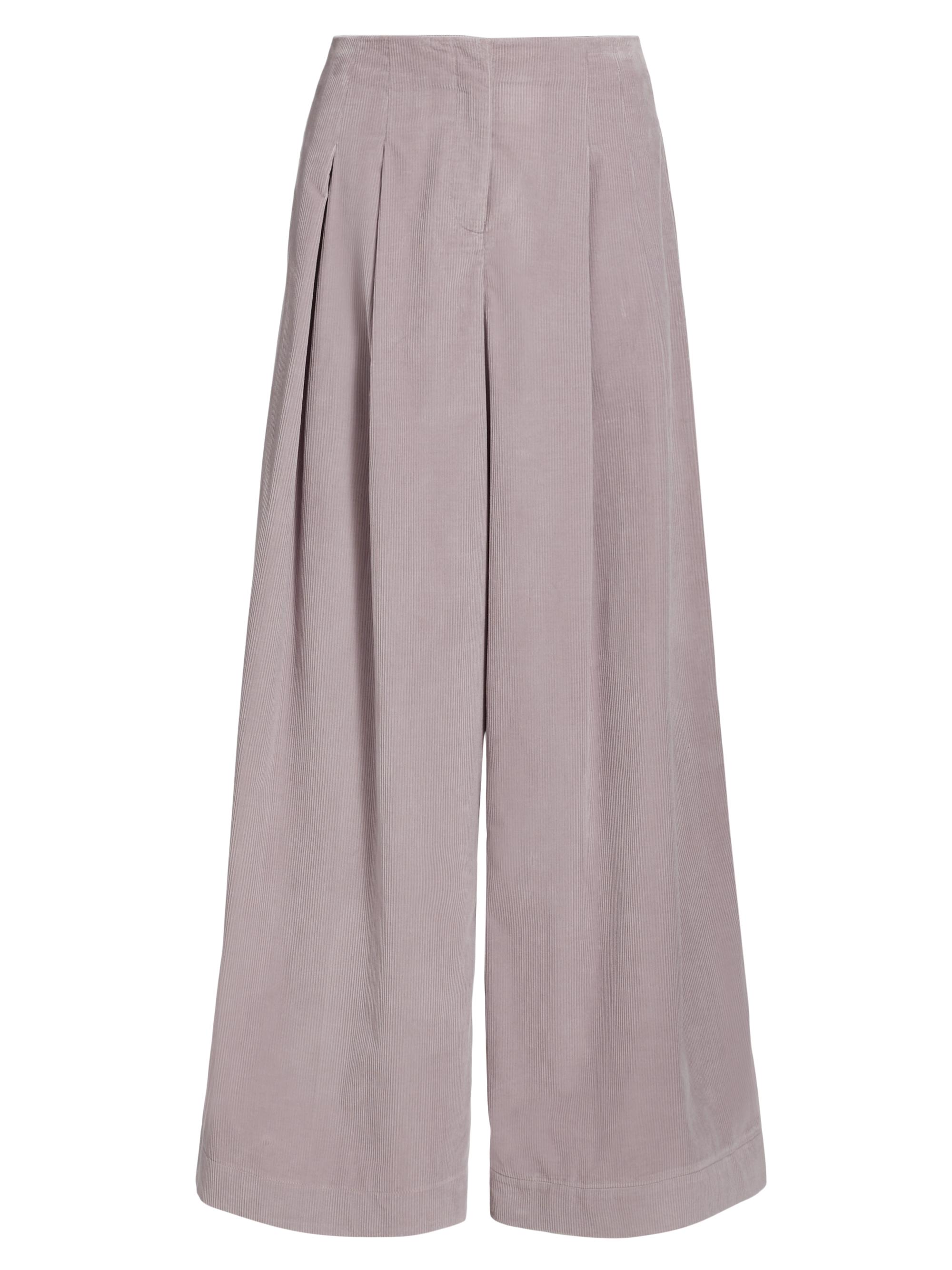 TWP Women's Drew Corduroy Wide-Leg Pants - Pale Lavender