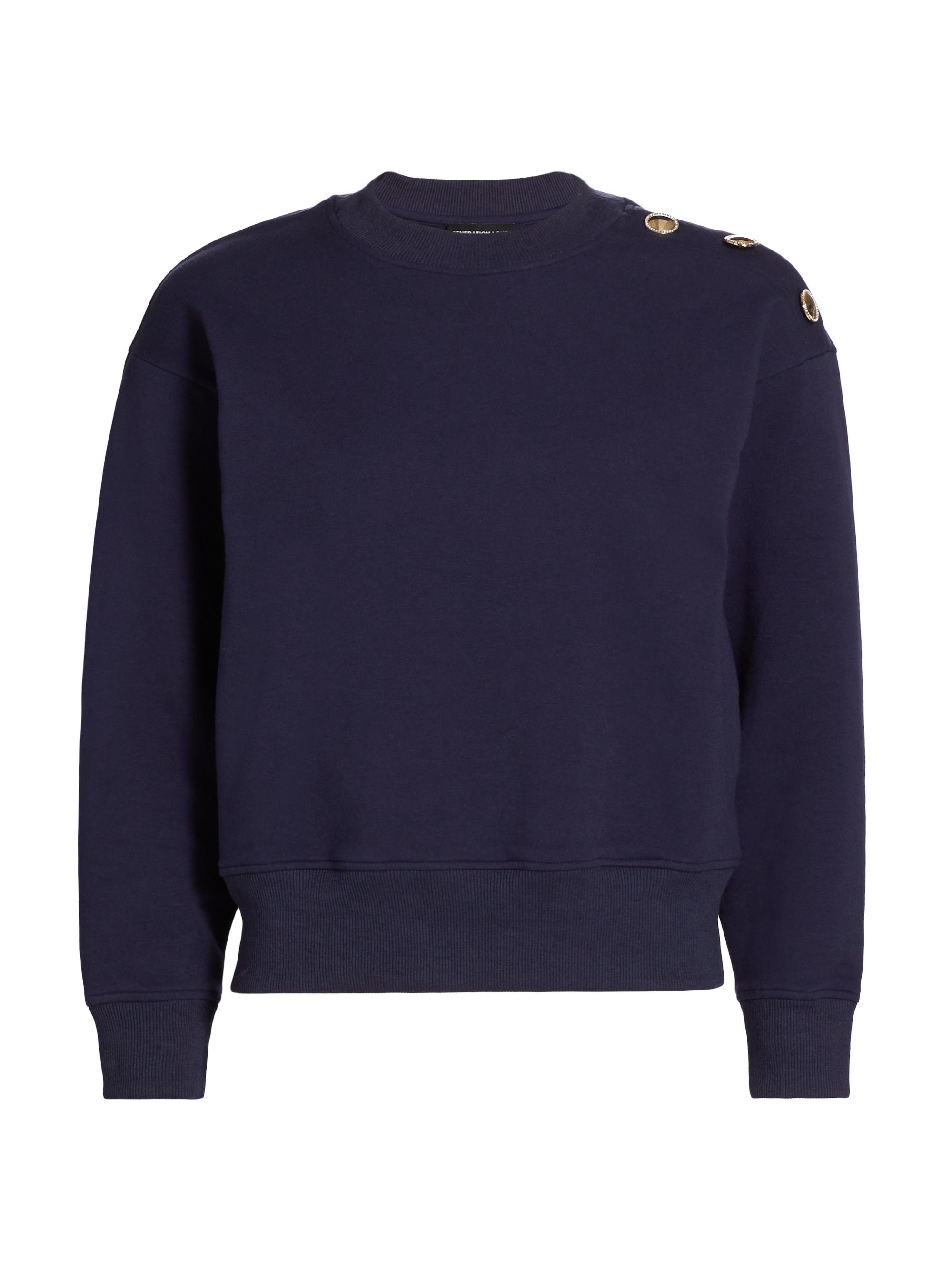 Generation Love Women's Cambria French Terry Sweatshirt - French Navy