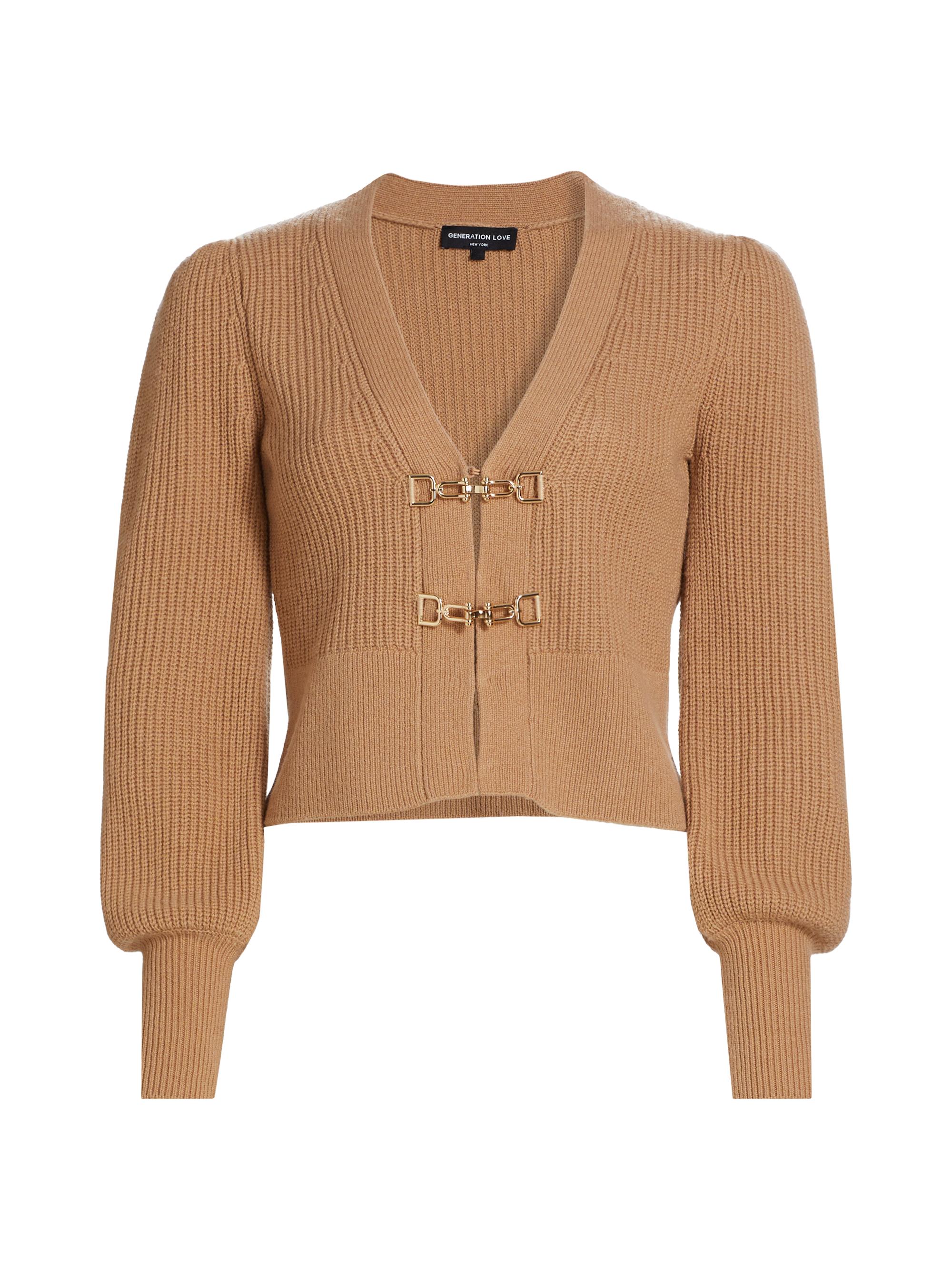 Generation Love Monse Saddle Buckle Cardigan | Saks Fifth Avenue