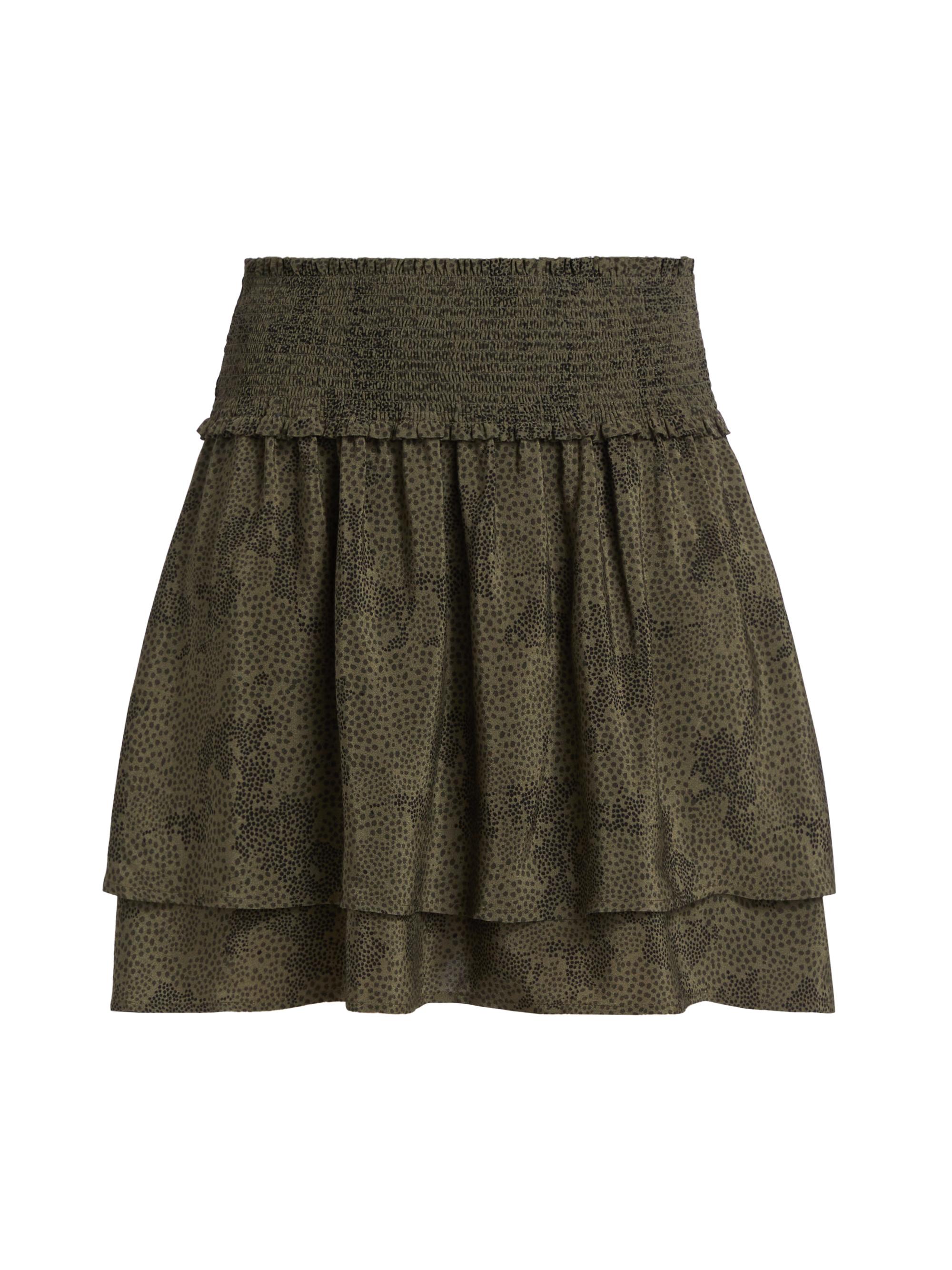 Rails Women's Addison Printed Smocked Miniskirt - Olive Pebble