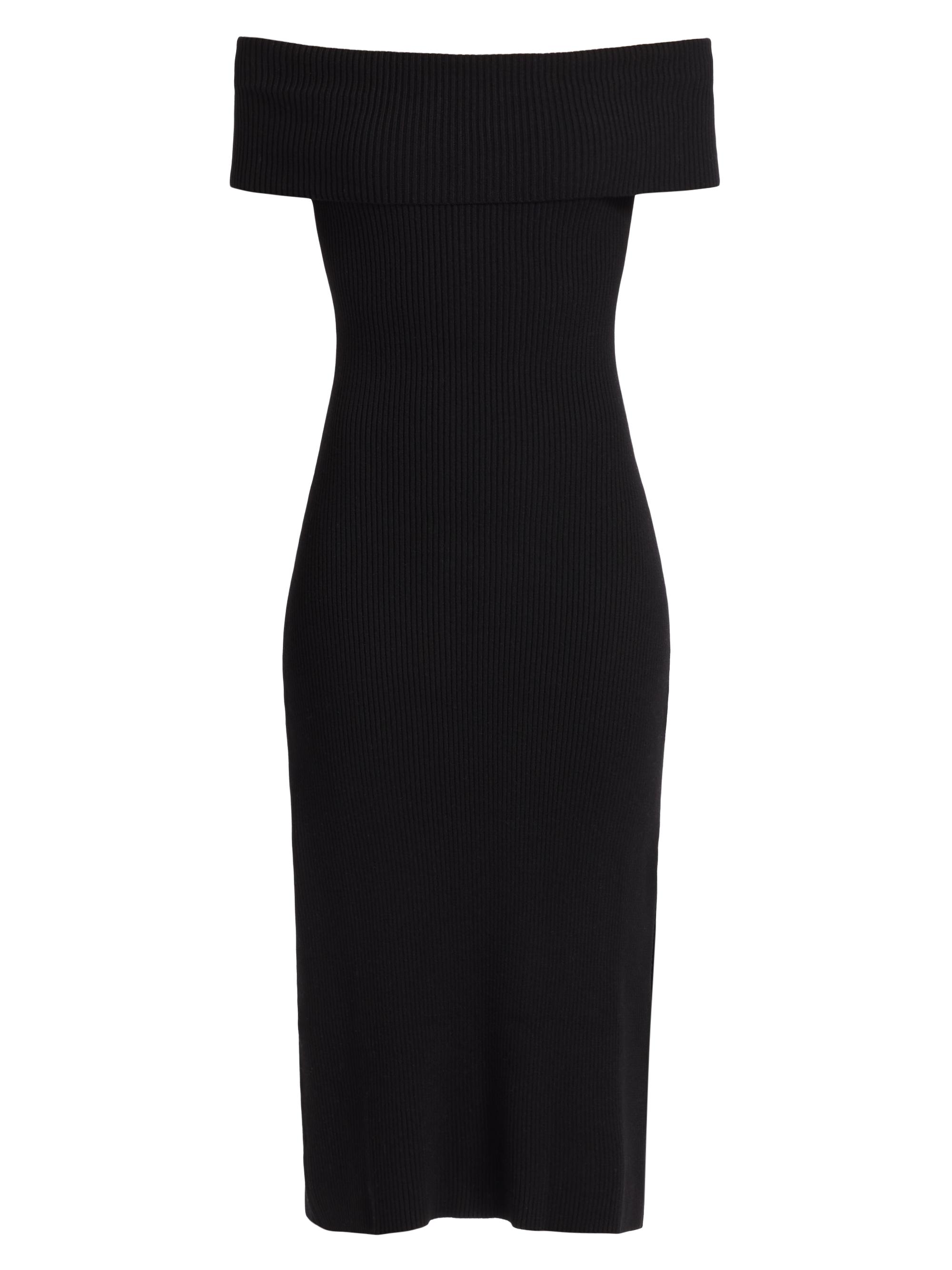 Rails Women's Anaya Off-The-Shoulder Midi-Dress - Black