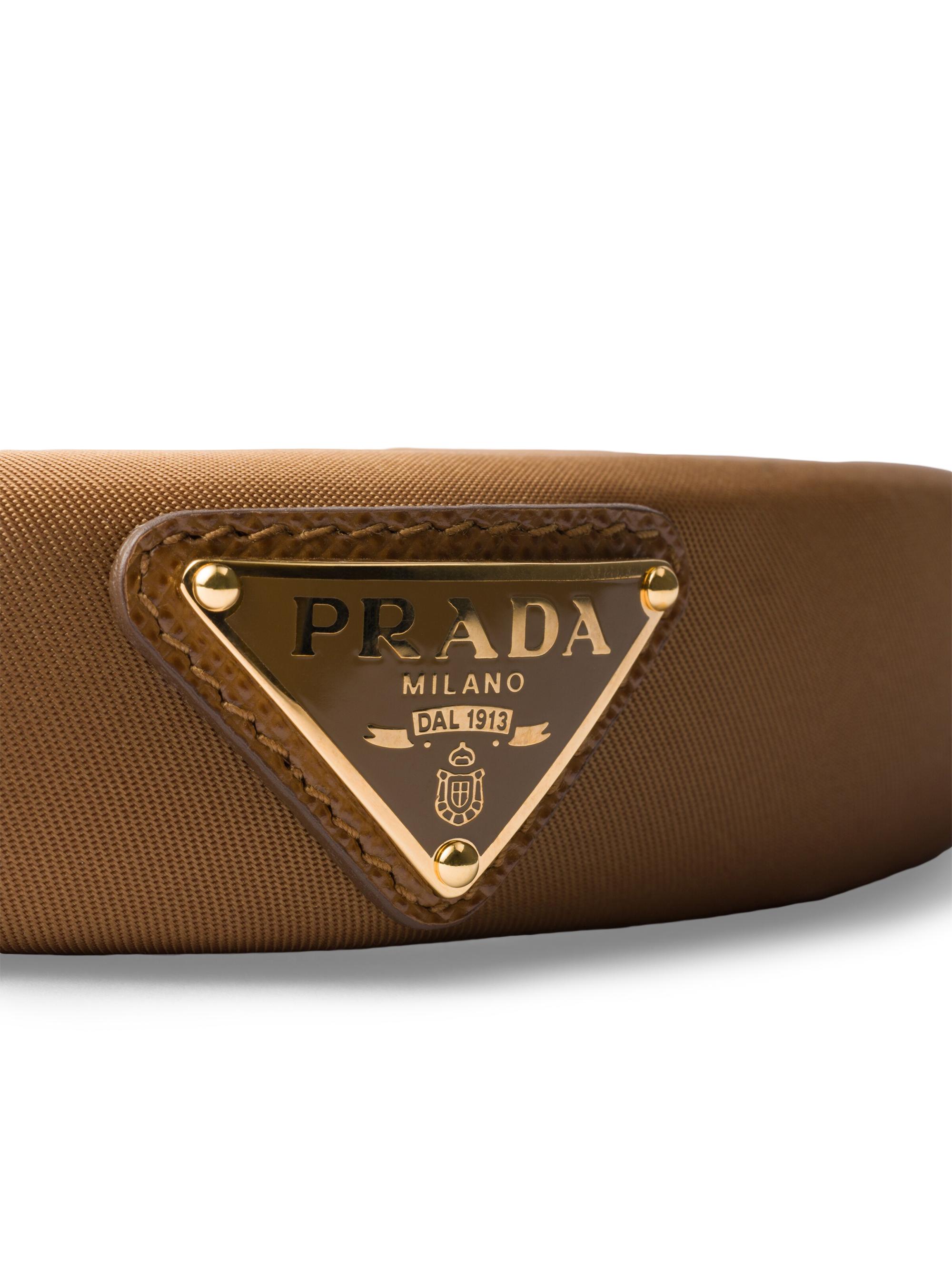 Prada Women's Re-Nylon Headband - Brown | Thumbnail 2