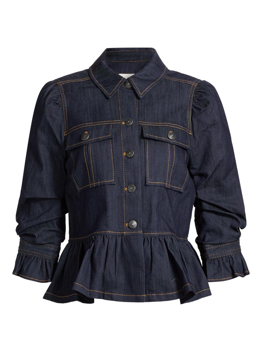 【2plan】Bronde Linen Denim Jacket 2plan】Bronde Linen Denim Jacket