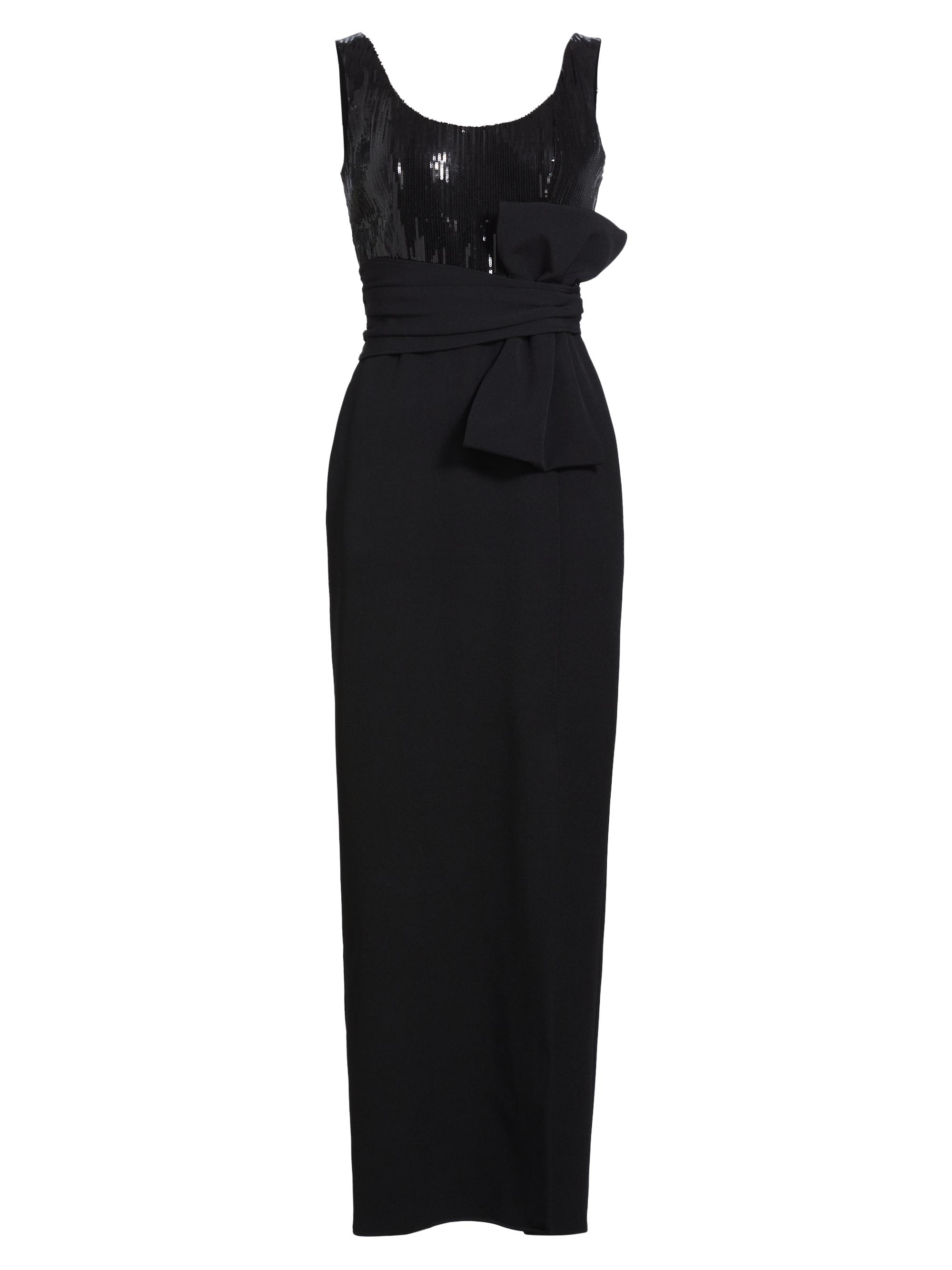 Shoshanna Women's Ami Sequined Body-Con Maxi Dress - Jet