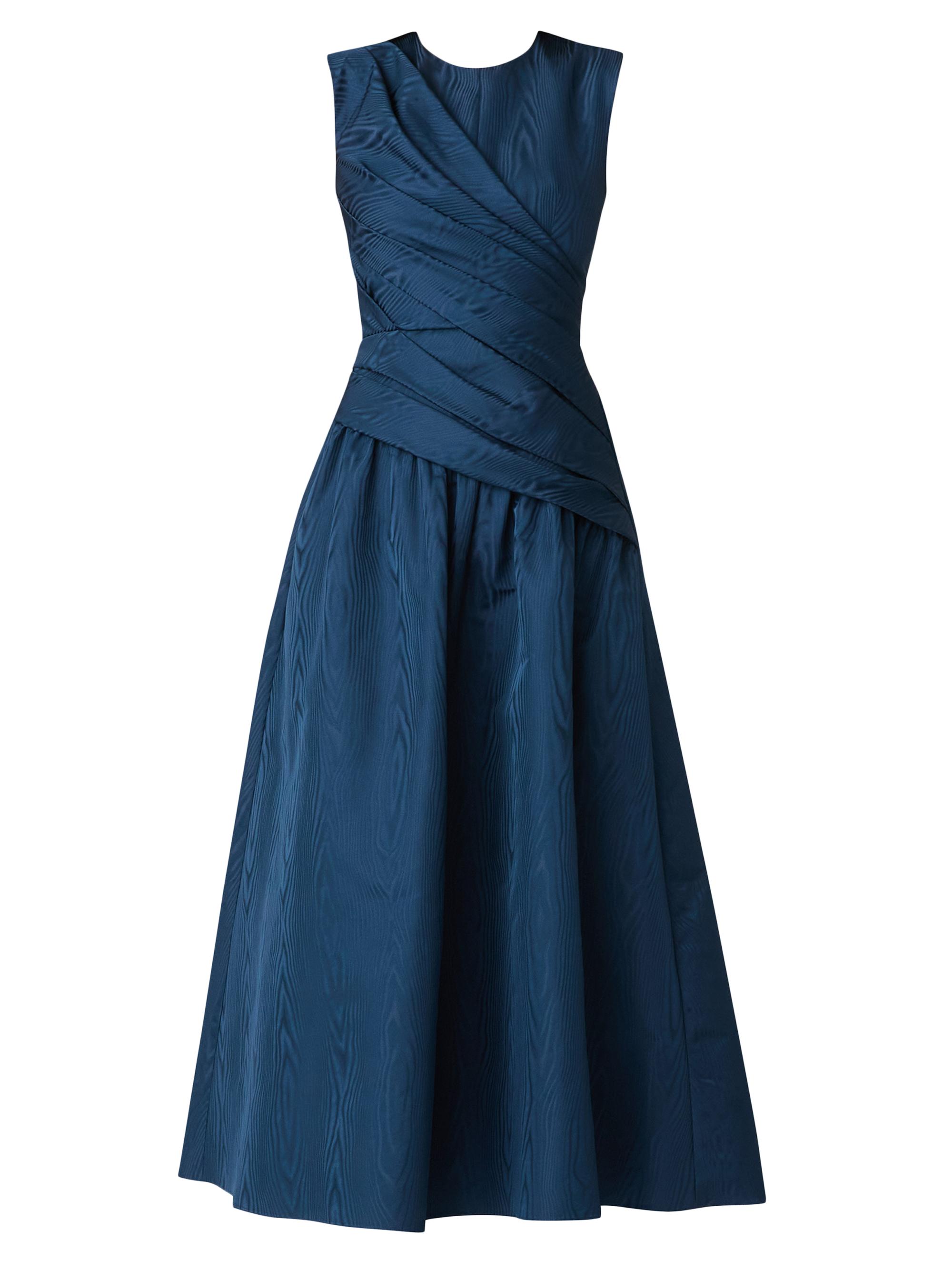 Shoshanna Gabriele Moire Draped Maxi Dress | Saks Fifth Avenue