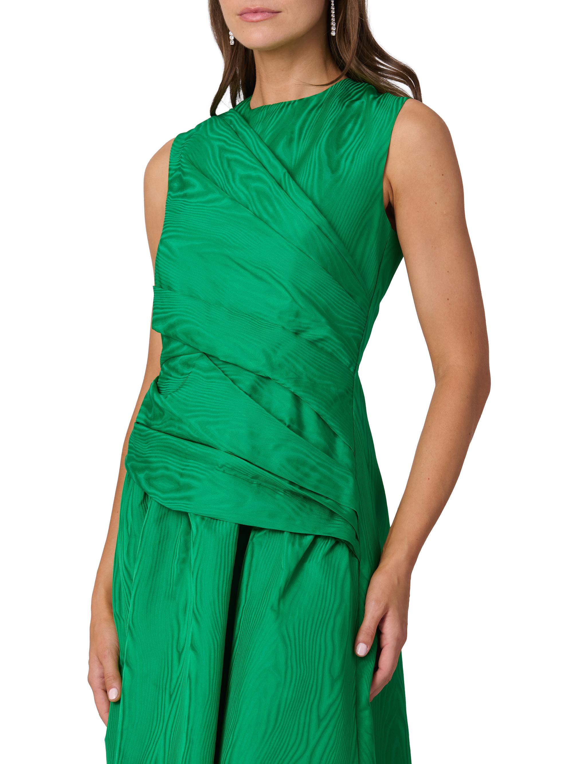 Shoshanna Gabriele Moire Draped Maxi Dress | Saks Fifth Avenue