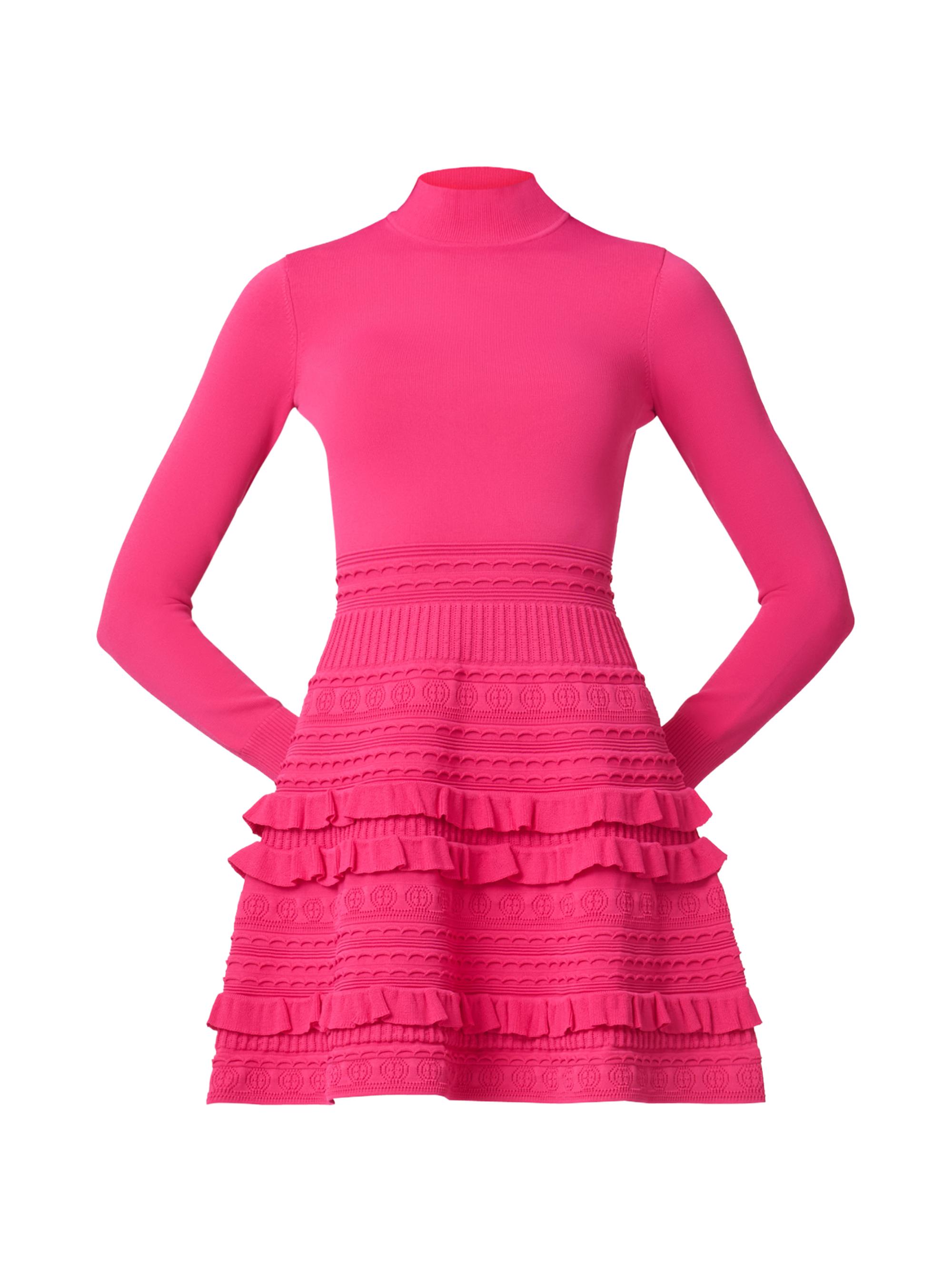 Shoshanna Women's Joie Knit Fit & Flare Minidress - Fuchsia