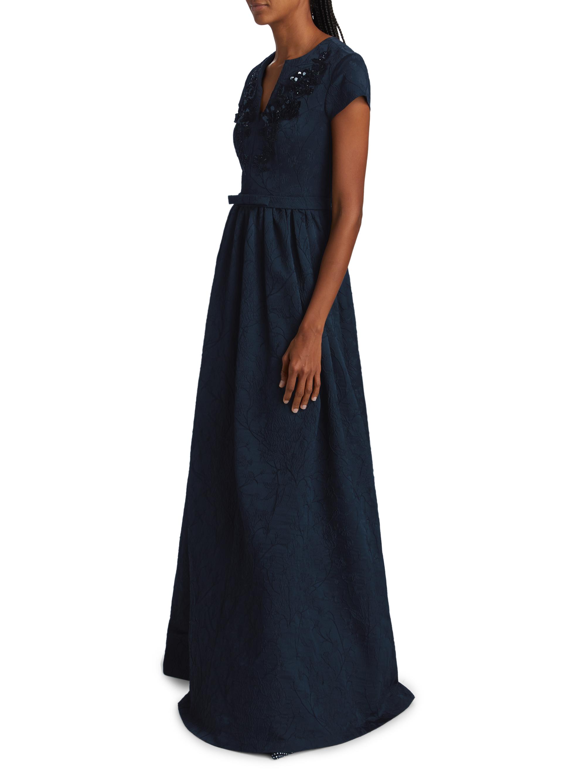 Sachin & Babi Estelle Embellished Jacquard Fit & Flare Gown | Saks Fifth  Avenue