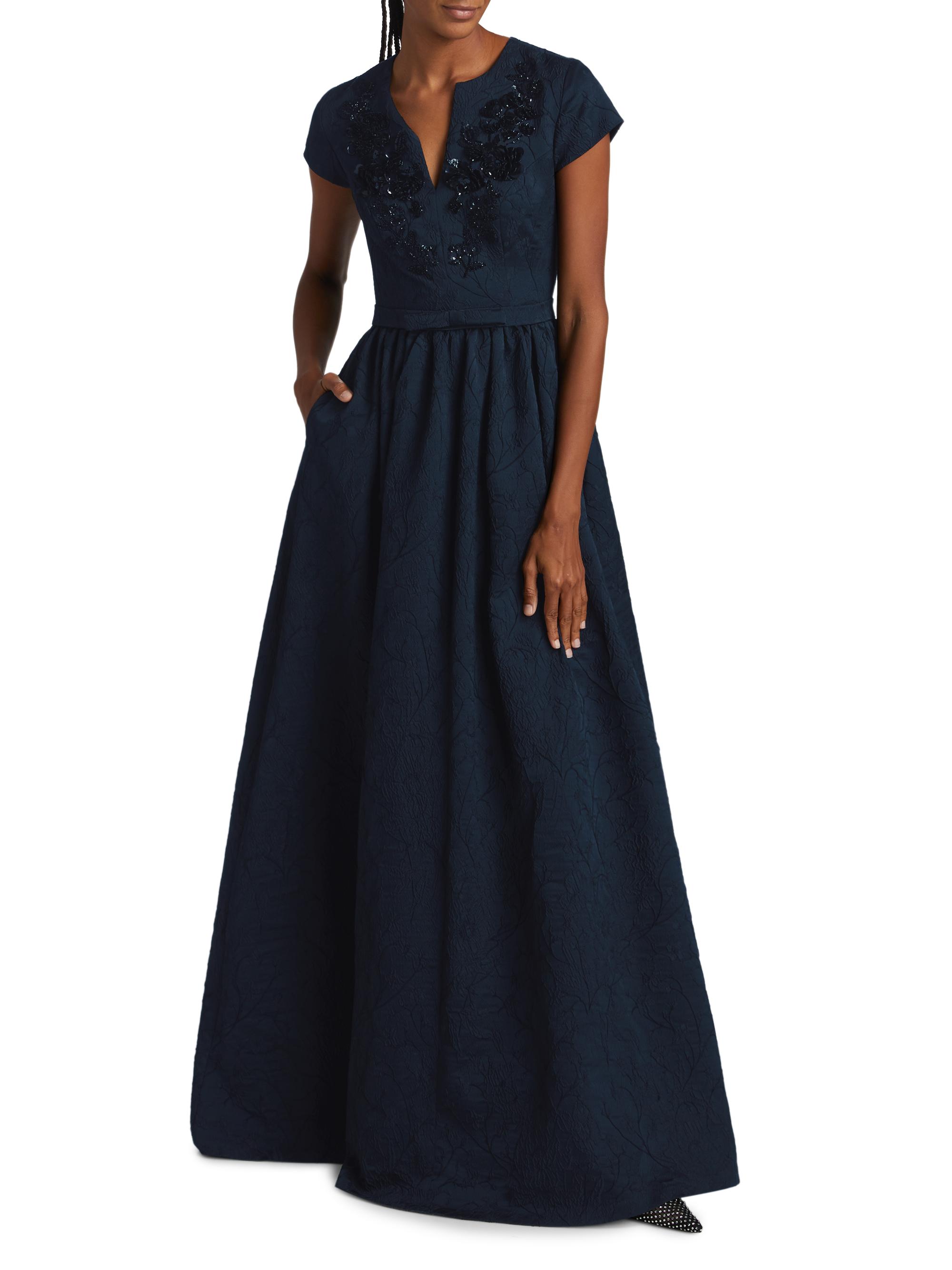 estelle blue maxi dress Estelle Ruched Maxi Dress main image 1