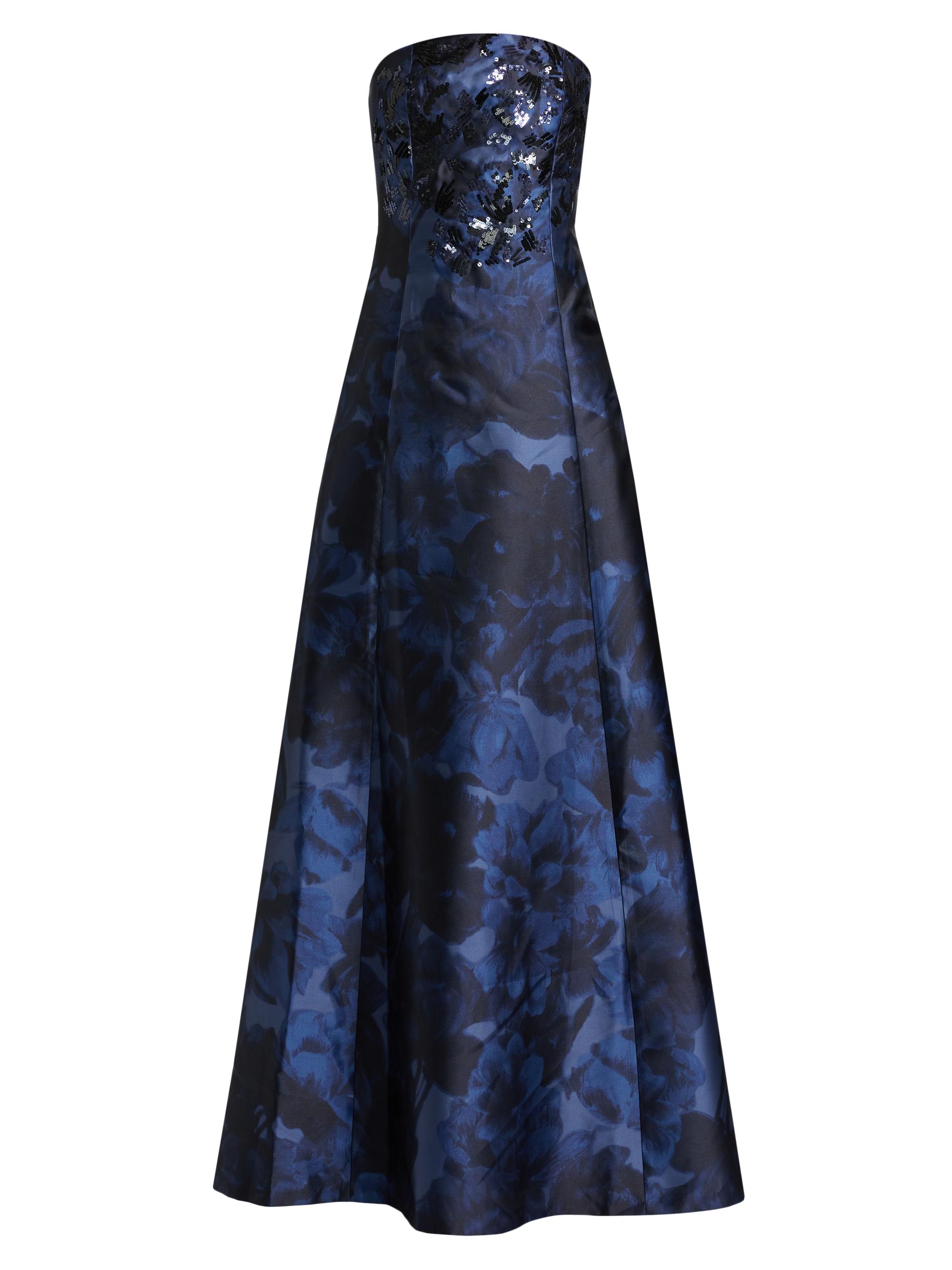 Sachin & Babi Women's Laurence Floral Strapless Gown - Deep Ocean Bouquet