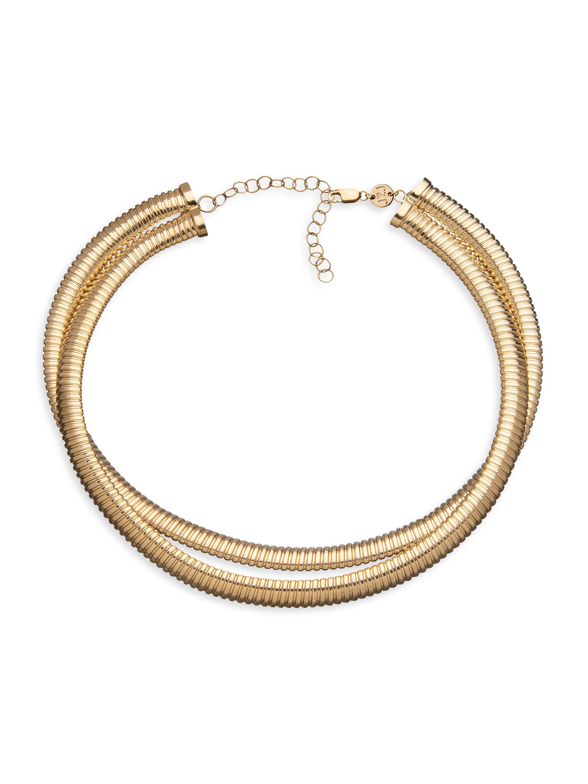 Jennifer Zeuner Jewelry Women's Sebastian 18K-Gold Vermeil Choker - Gold Plated Sterling Silver