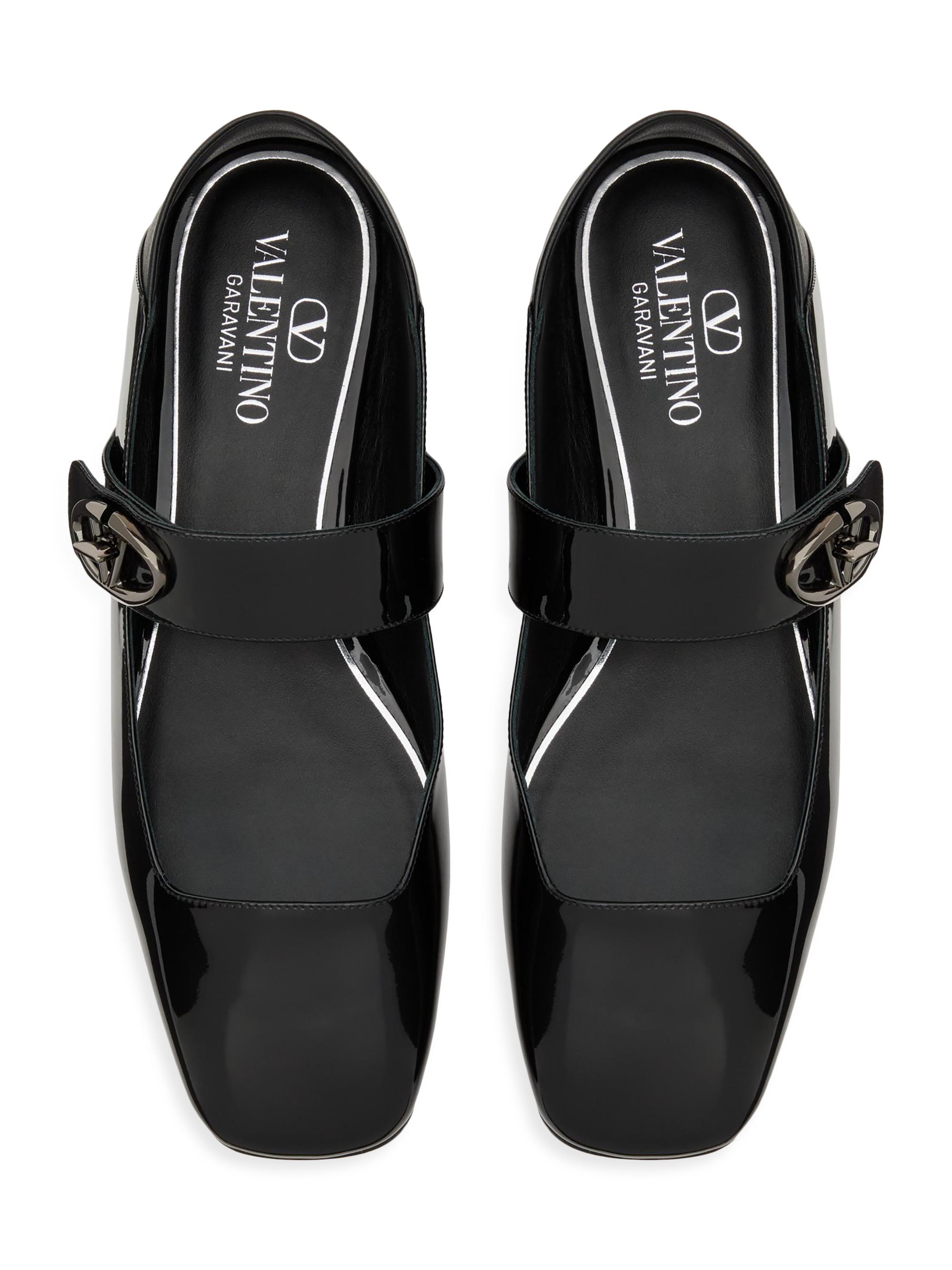 Valentino Garavani VLogo Locker Mary Jane Ballerina in