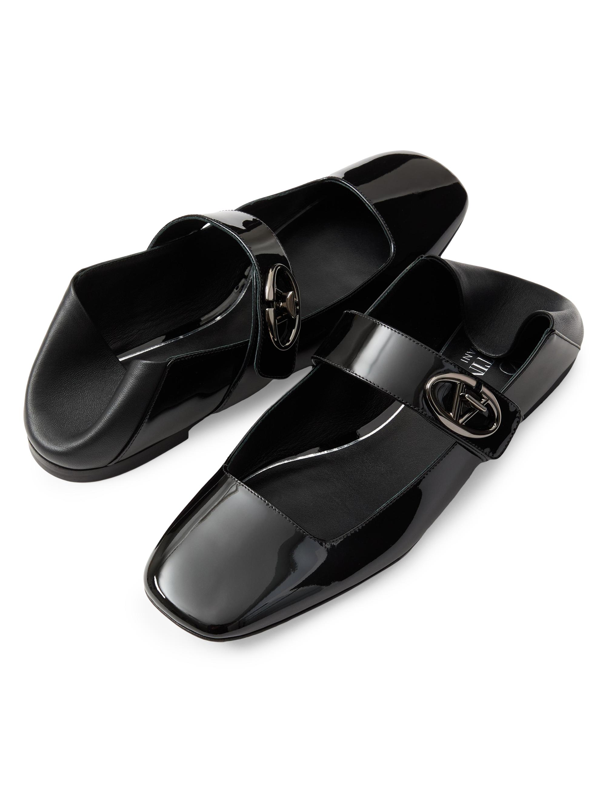 Valentino Garavani VLogo Locker Mary Jane Ballerina in