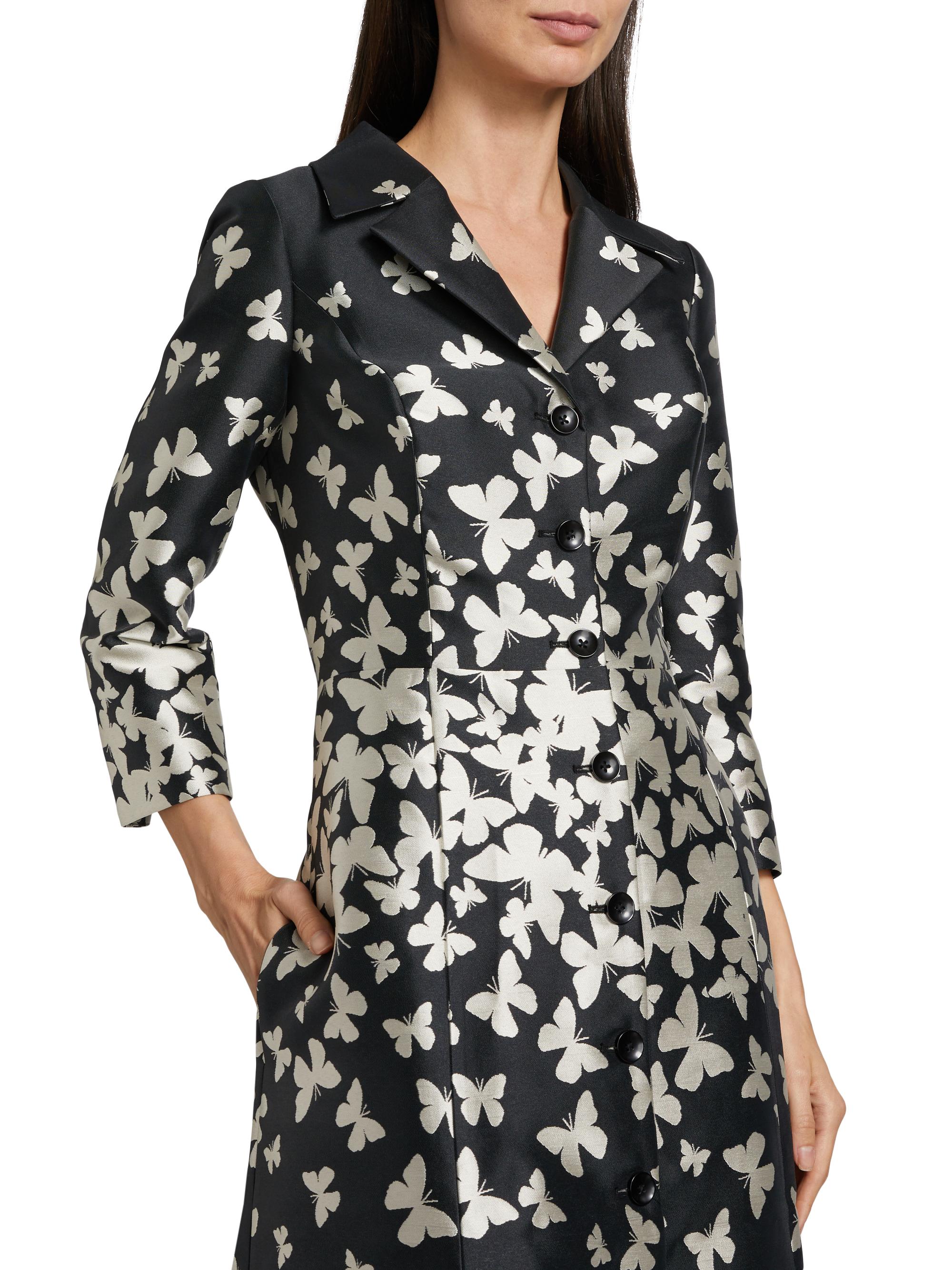 calvin klein infinite non iron white slim fit dress shirt Joseph Ribkoff Fit-and-Flare Stretch Taffeta Coat Style 263911 – DECABANA main image 0