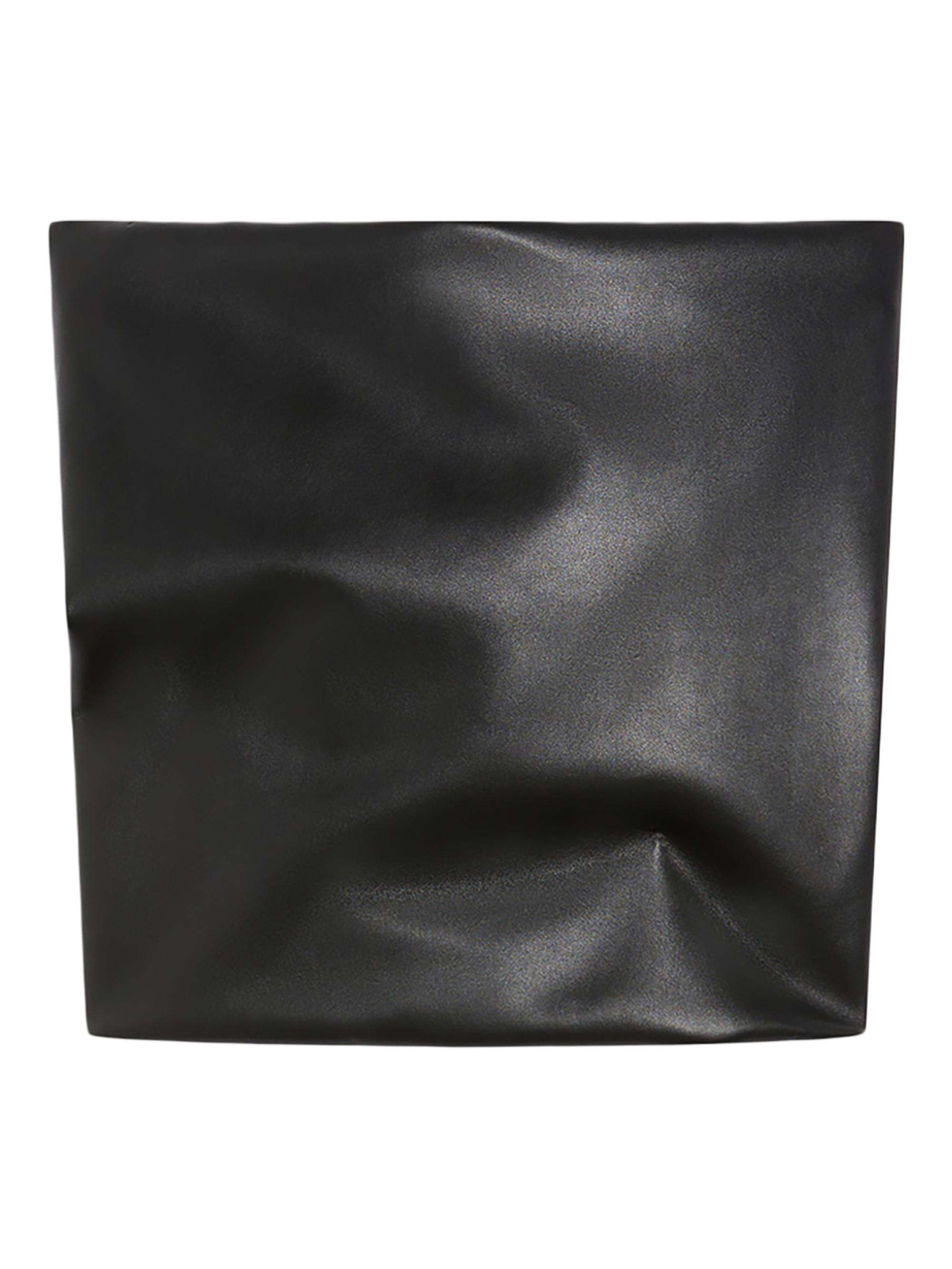 Sportmax Women's Lindsey Faux Leather Top - Black