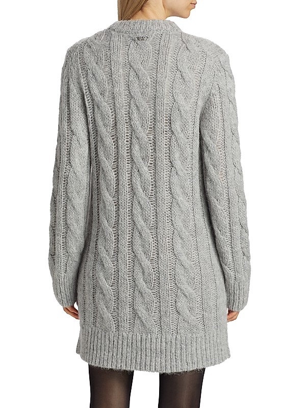 MICHAEL Michael Kors Alpaca-Blend Cable-Knit Sweaterdress MICHAEL Michael Kors Alpaca-Blend Cable-Knit Sweaterdress