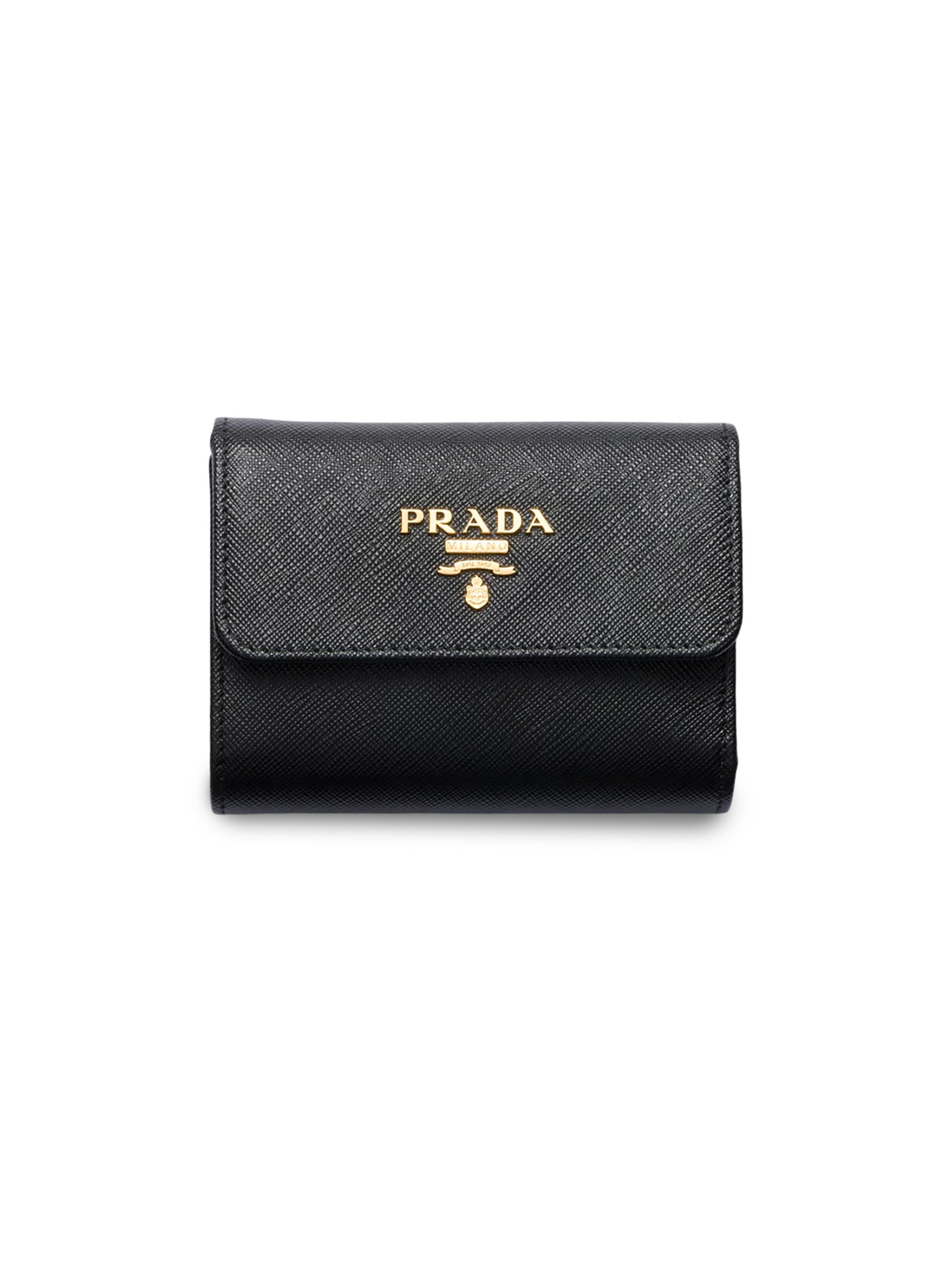Prada Small Saffiano Leather Wallet | Saks Fifth Avenue
