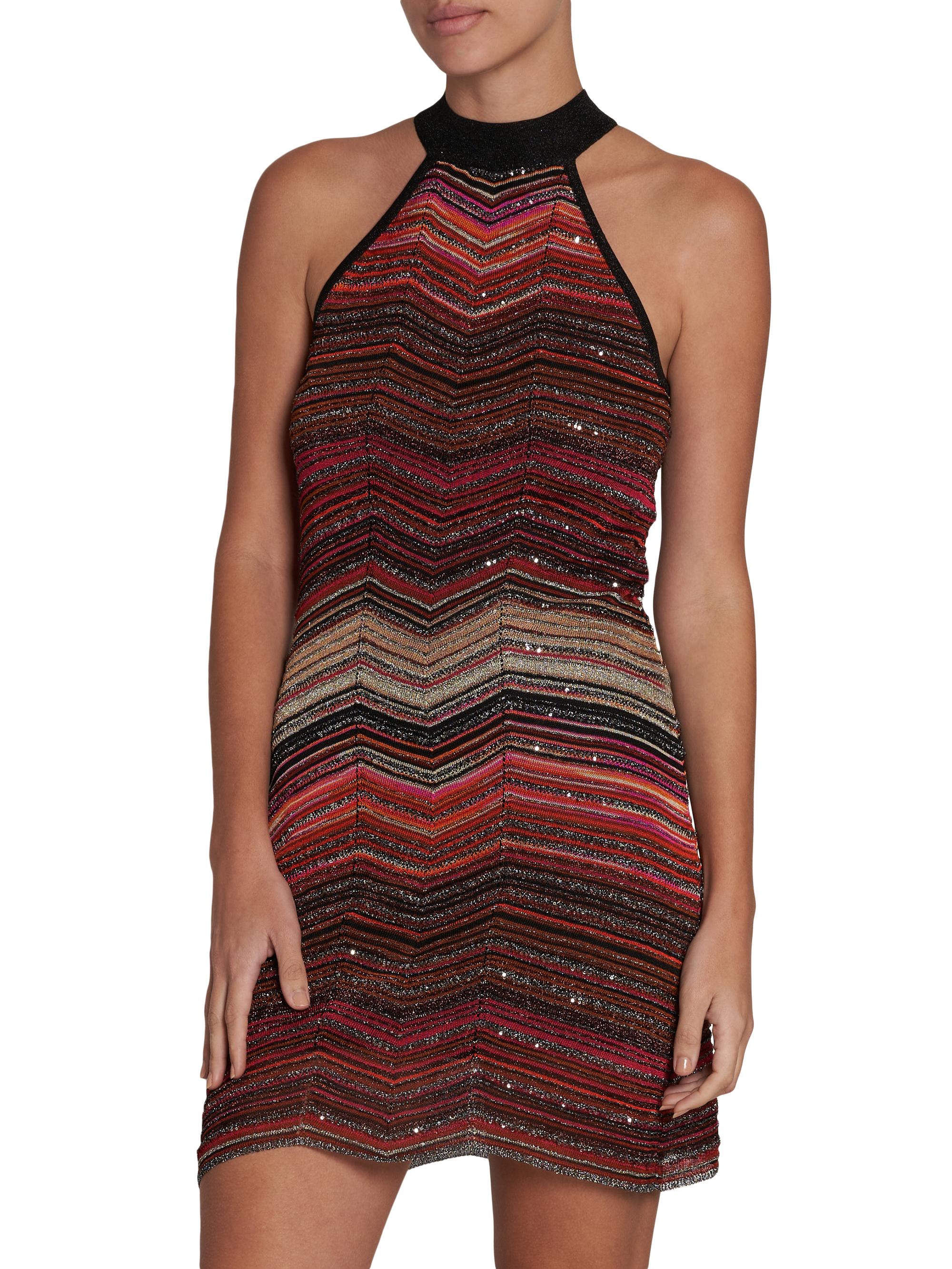 lace dress halter The Celeste Woven Lace Halter Open Back Mini Dress main image 0