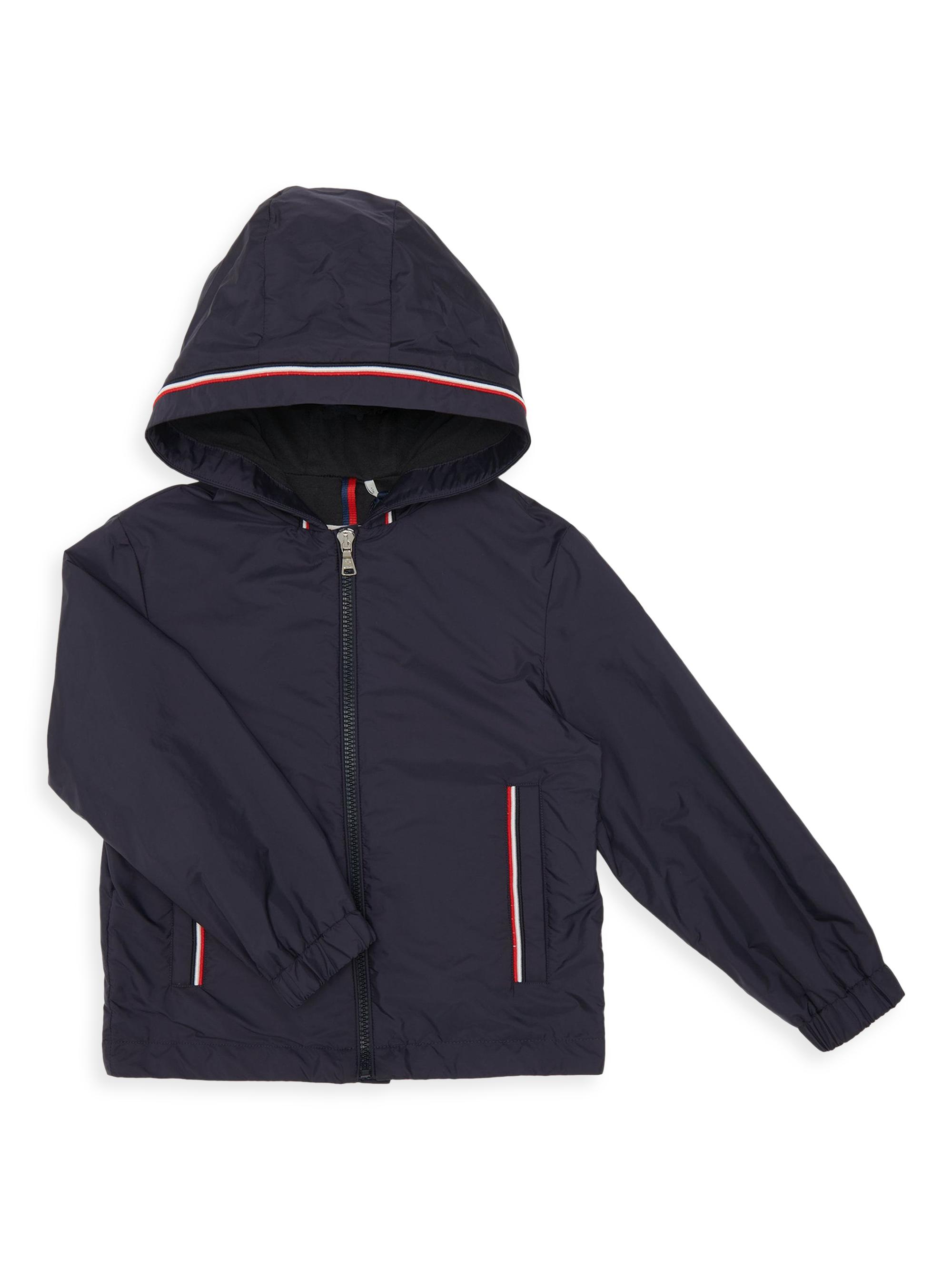 Moncler Little Boy's & Boy's Nylon Zip-Up Jacket - Navy