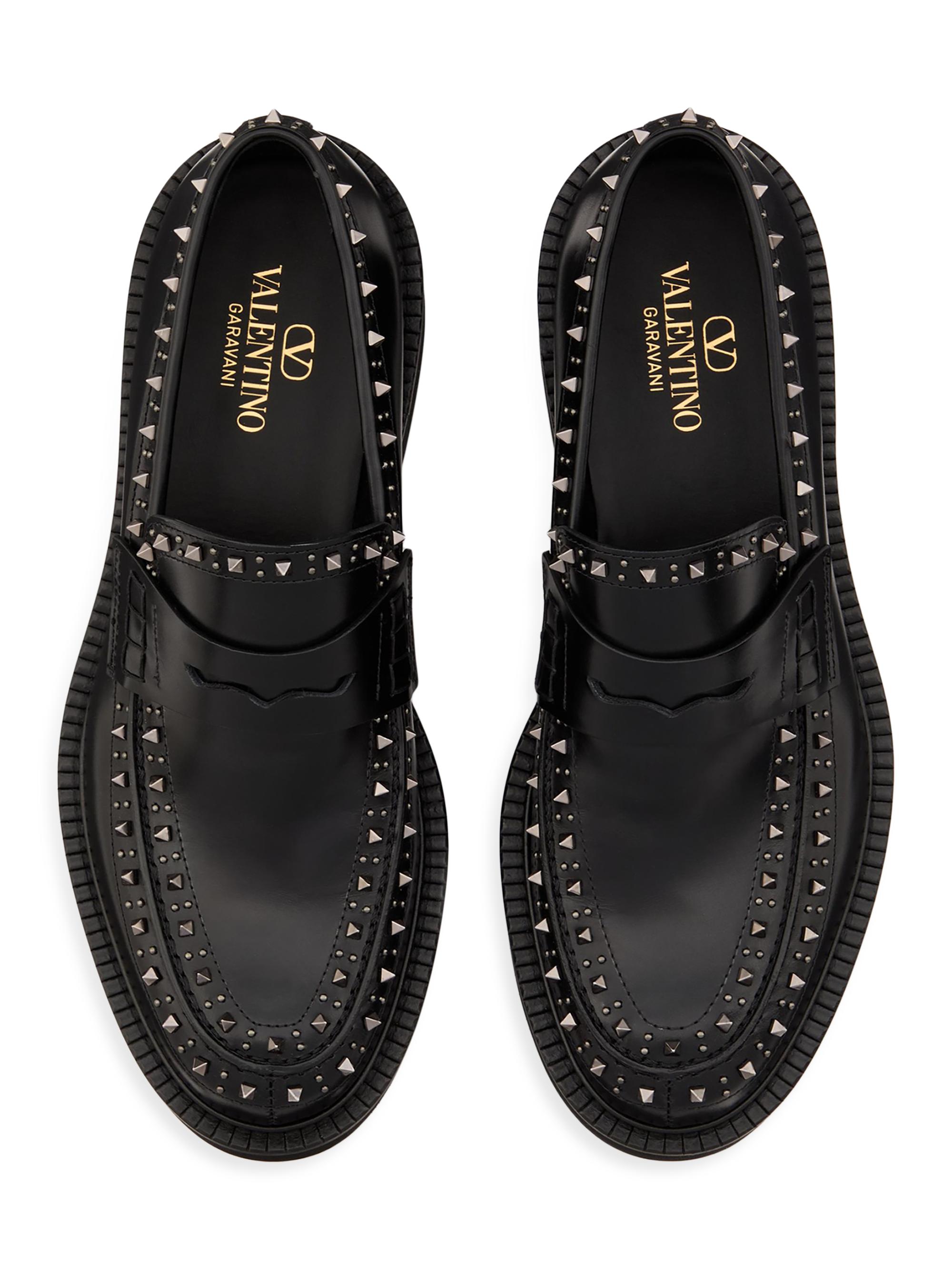 Valentino Garavani Gentleglam Calfskin Loafers | Saks Fifth Avenue