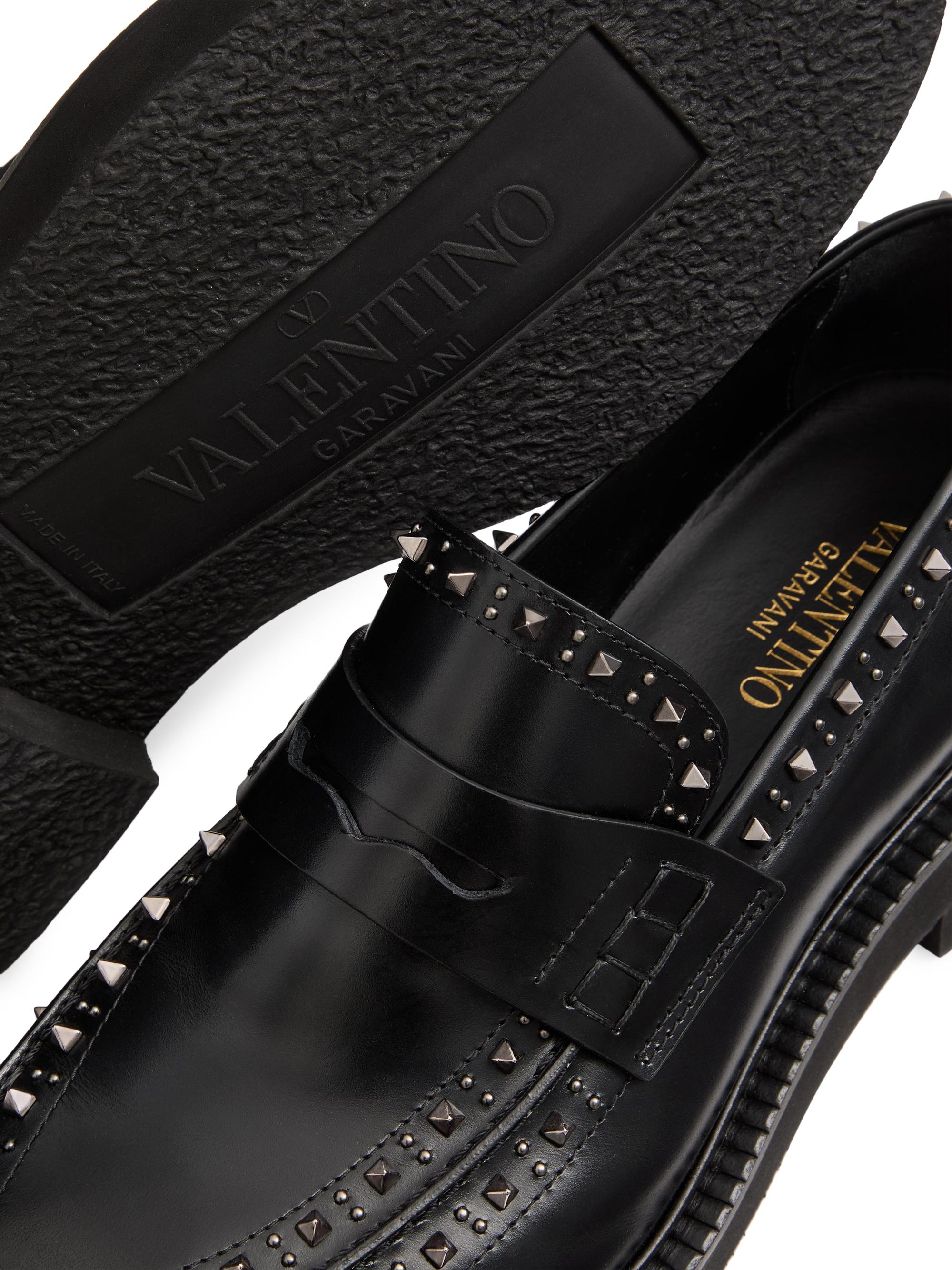 Valentino Garavani Gentleglam Calfskin Loafers | Saks Fifth Avenue