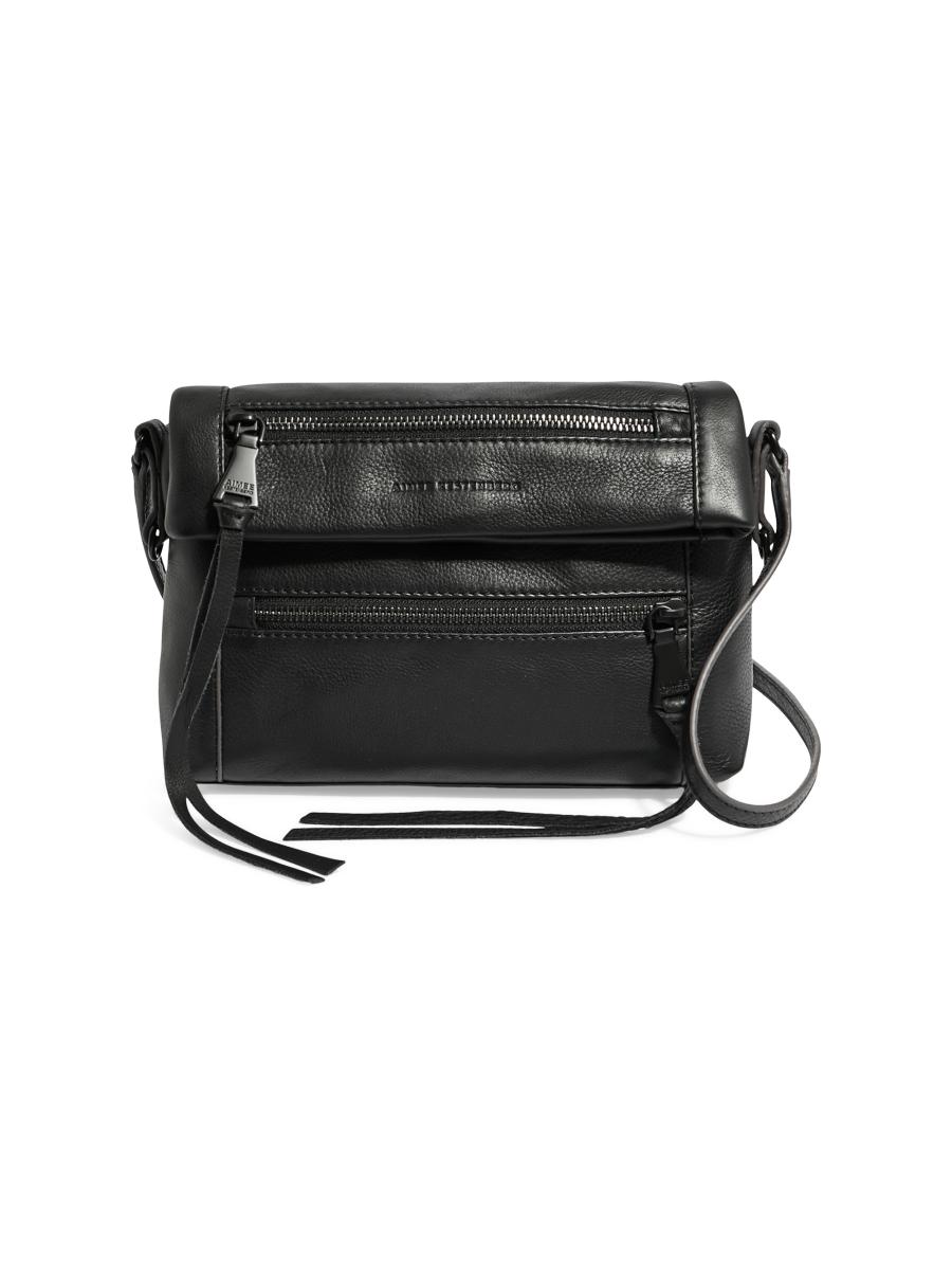 Aimee Kestenberg Crosstown Leather Double Entry Crossbody