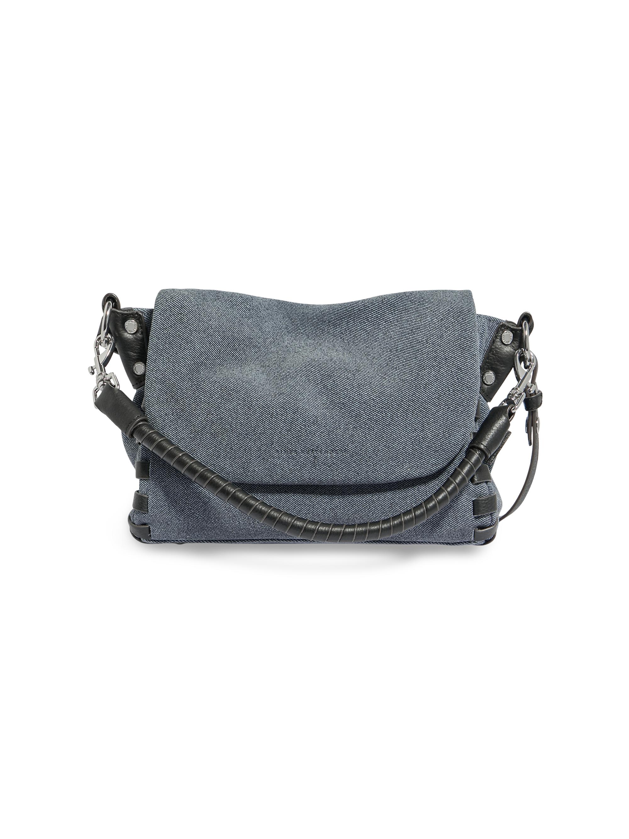 Aimee Kestenberg Women's Zen Leather Convertible Crossbody Bag - Dark Denim