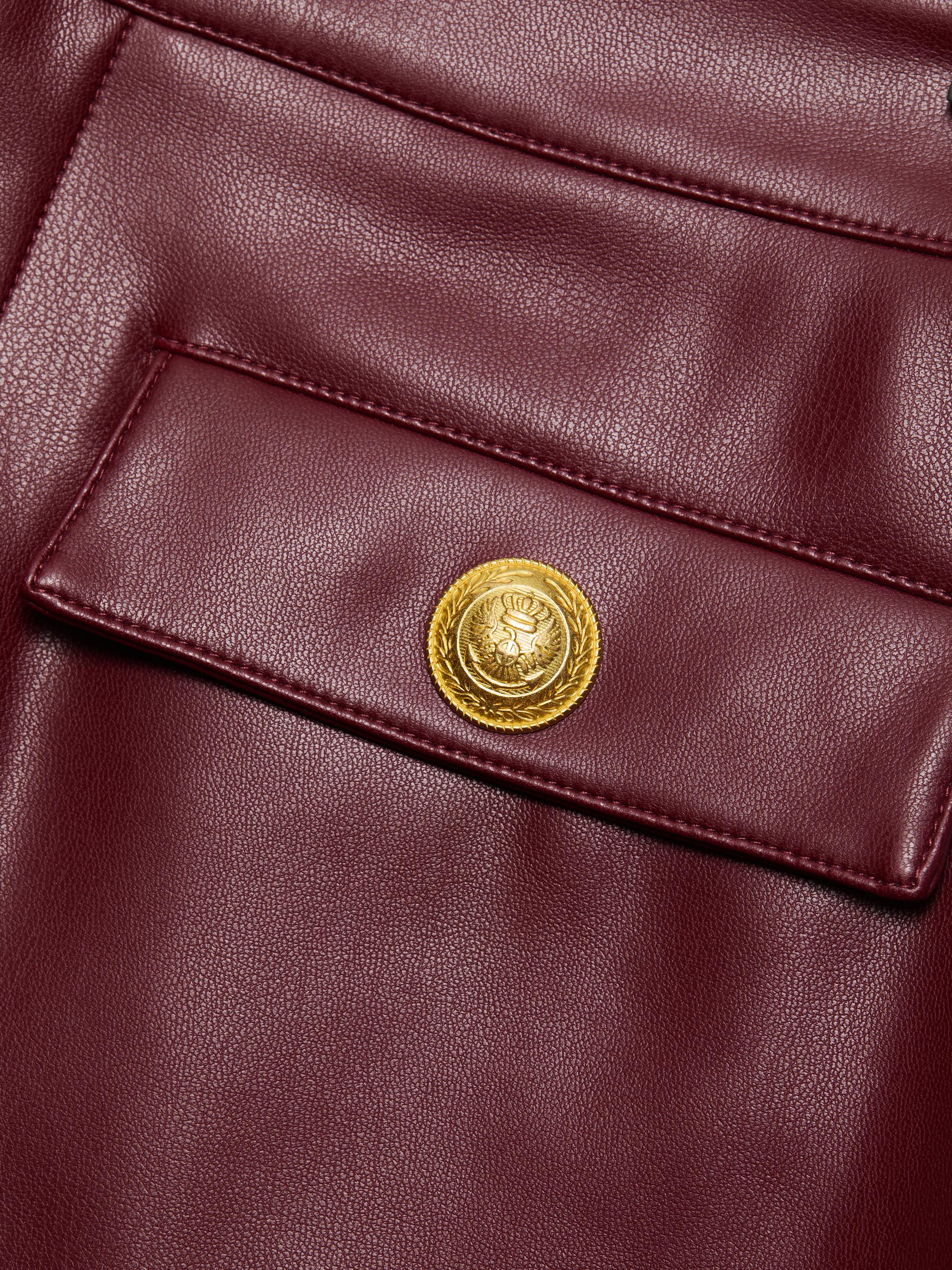 L'AGENCE Dionne Faux-Leather Shorts | Saks Fifth Avenue