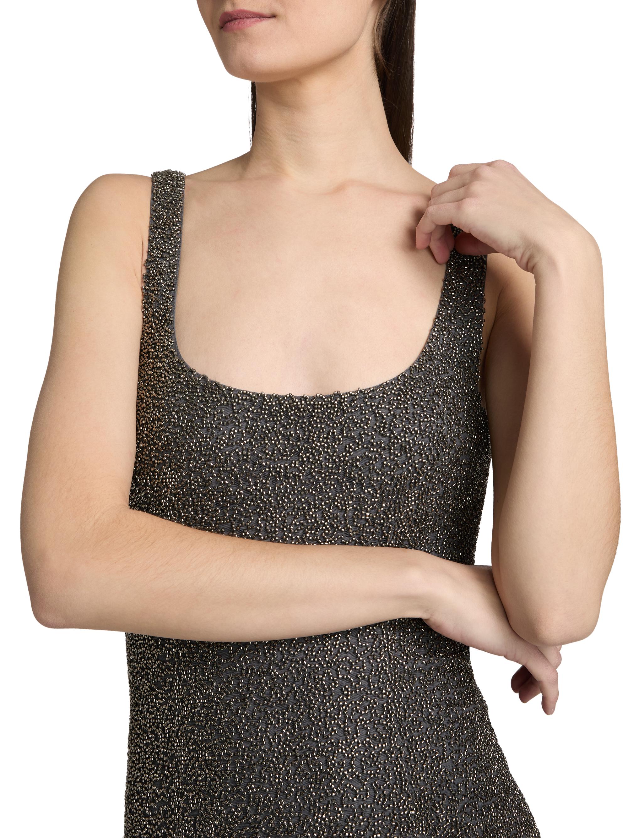 l'agence inori beaded mini dress L'AGENCE - Inori Beaded Mini Dress by Lagence