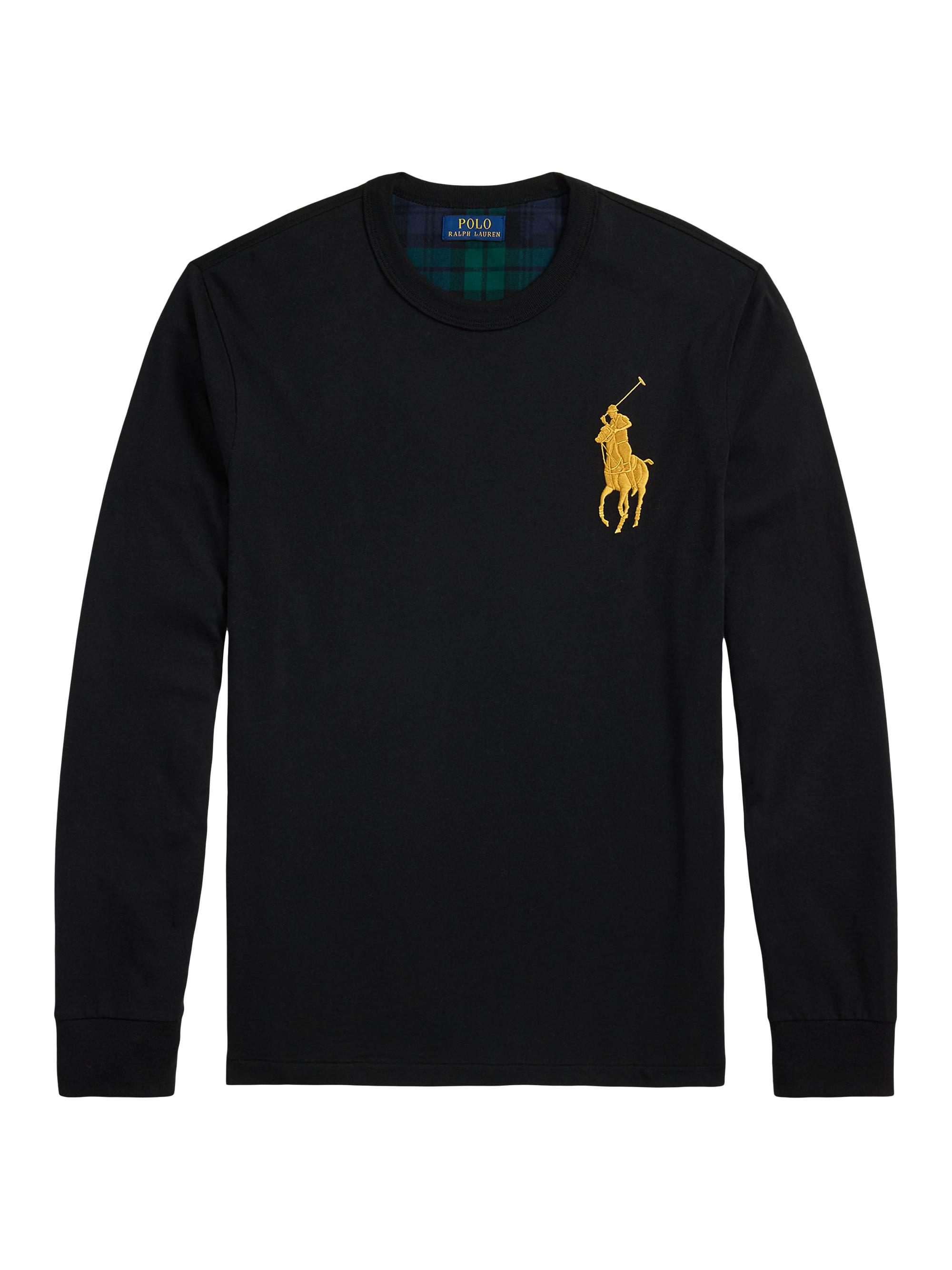 Ralph Lauren Men's Standard-Fit Big Pony Jersey T-Shirt - Polo Black