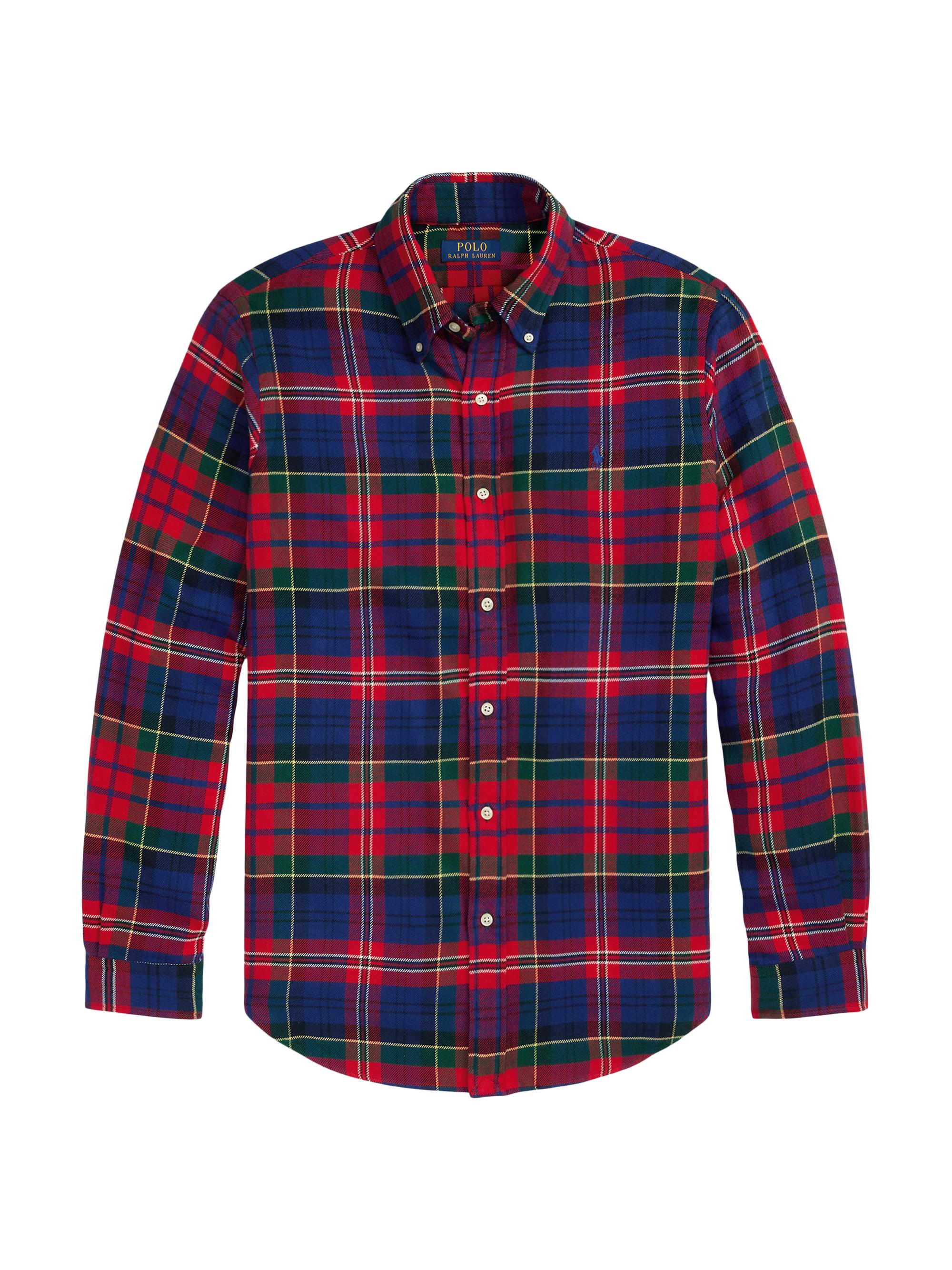 Polo Ralph Lauren Classic-Fit Plaid Brushed Flannel Shirt Saks