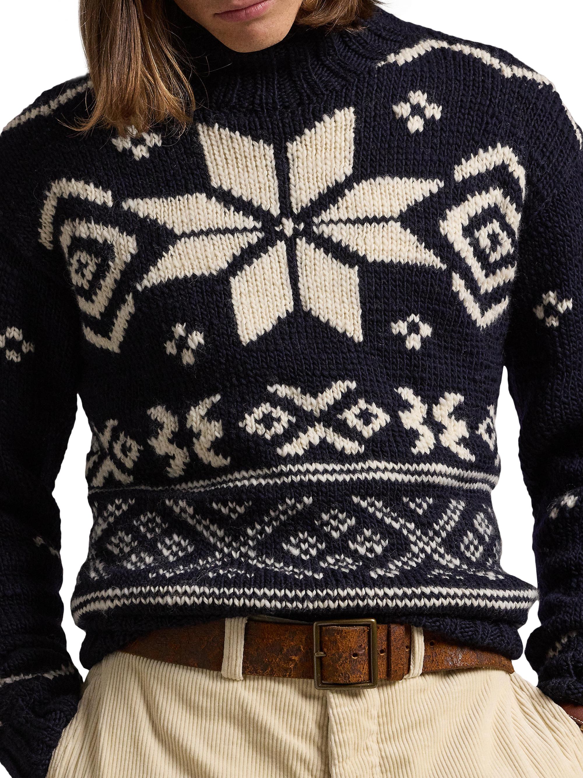 Polo Ralph Lauren Snowflake Wool Turtleneck Sweater | Saks Fifth