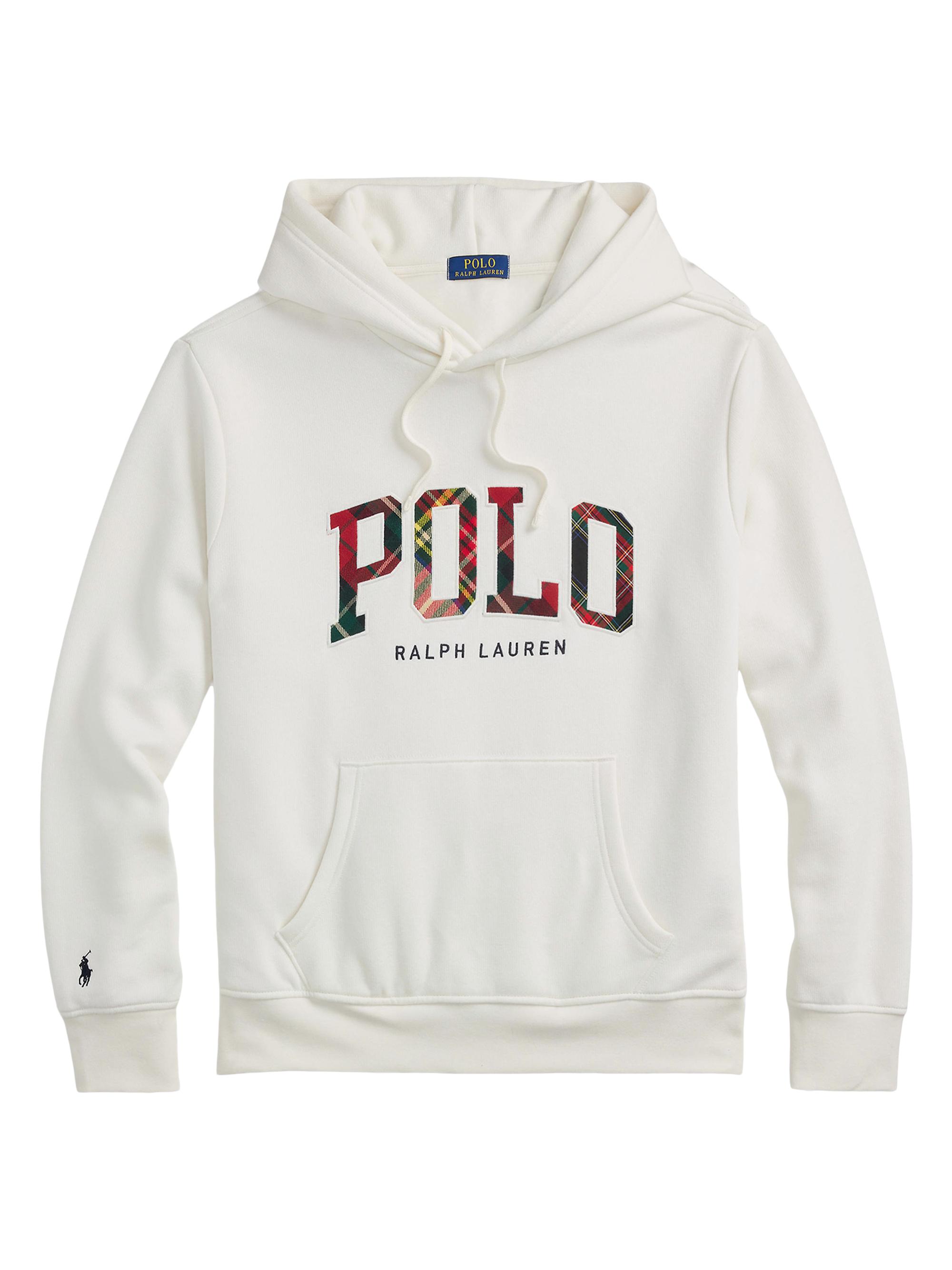 Polo Ralph Lauren Men's Logo Plaid Fleece Hoodie - Nevis