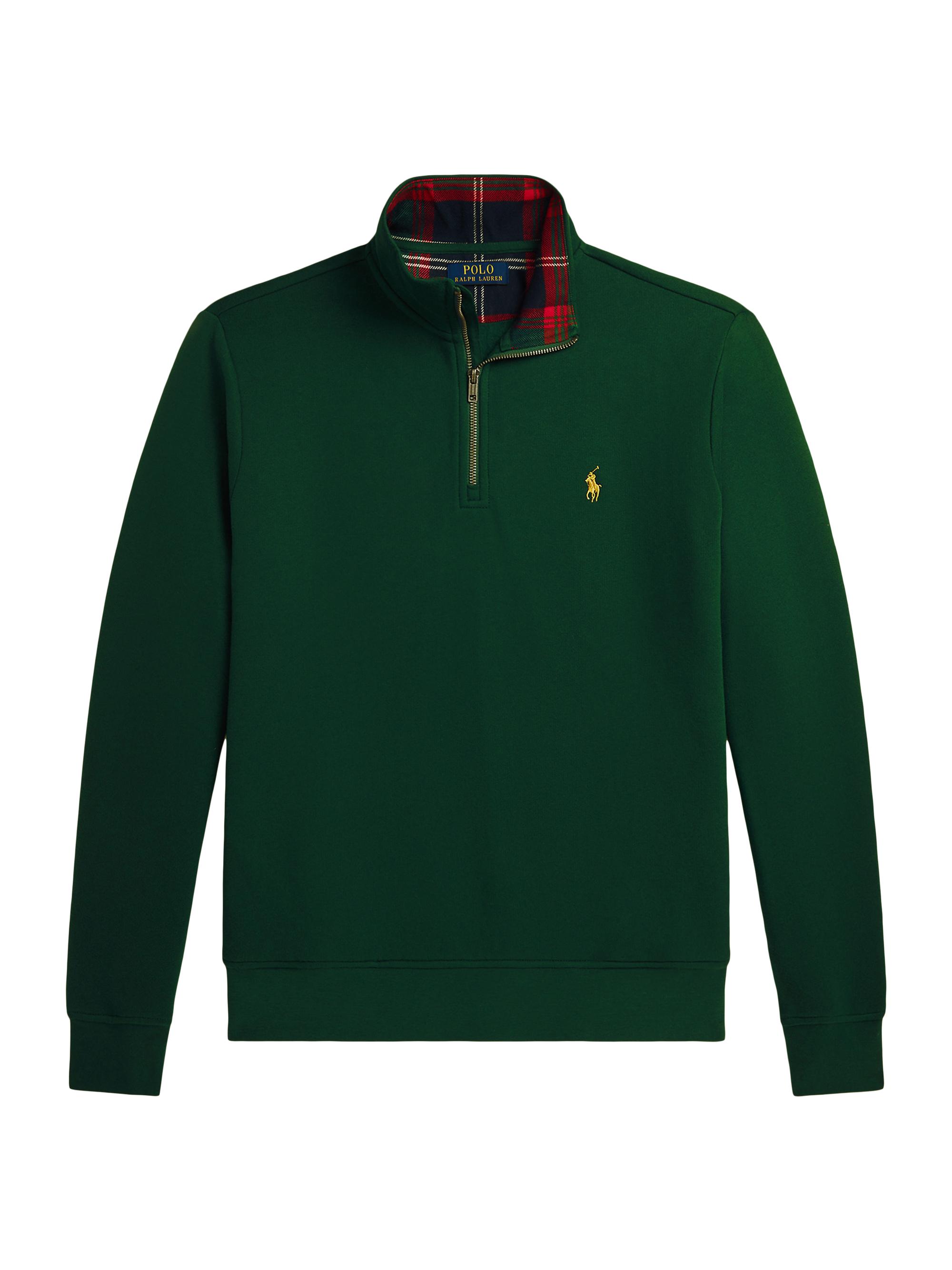 Polo Ralph Lauren Men's Half-Zip Fleece Sweatshirt - College Green