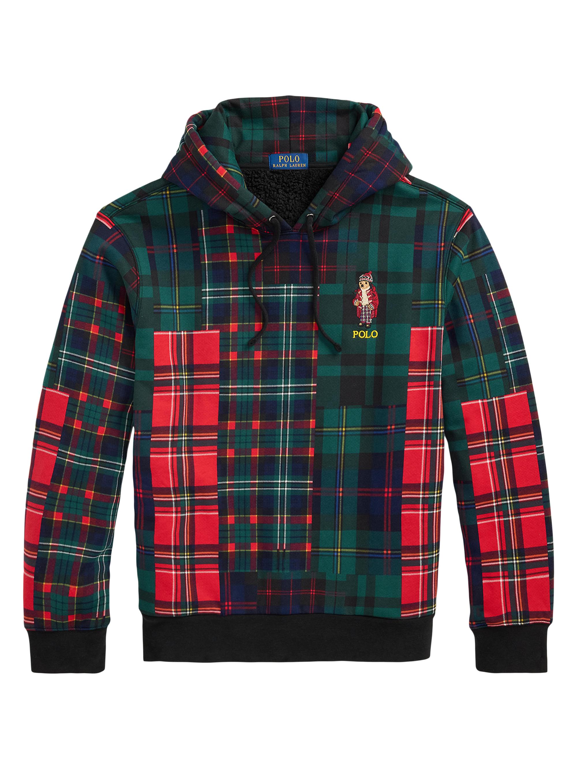 Polo Ralph Lauren Patchwork Magic Hi-Pile Fleece Hoodie | Saks