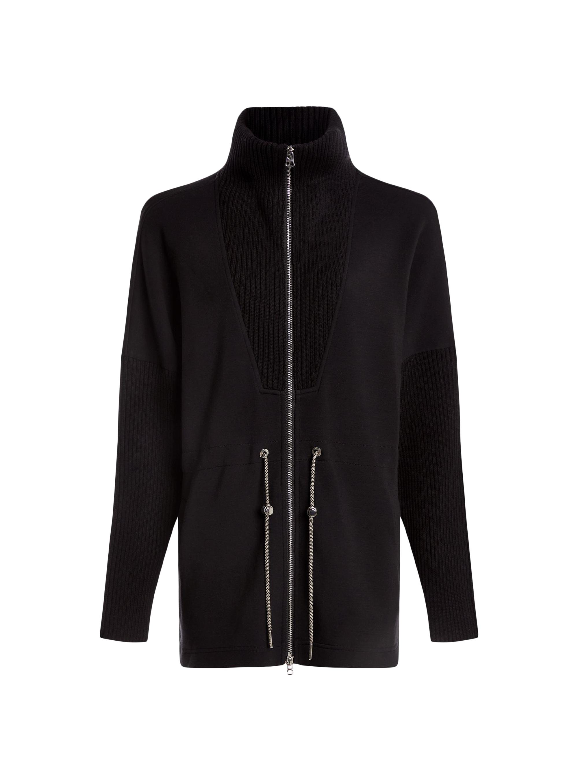 Varley Women's Palen Rib-Knit Zip-Up Jacket - Black