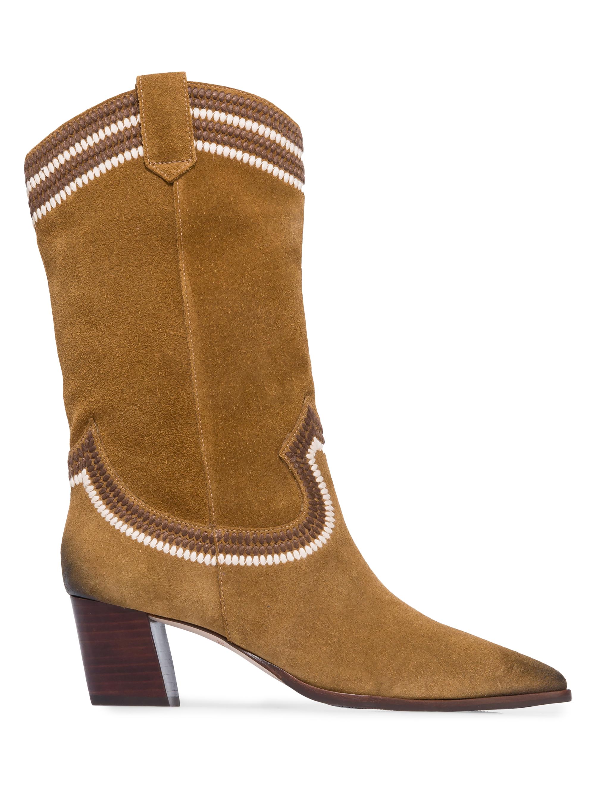 Bernardo Women's Fremont Embroidered Western Boots - Safari