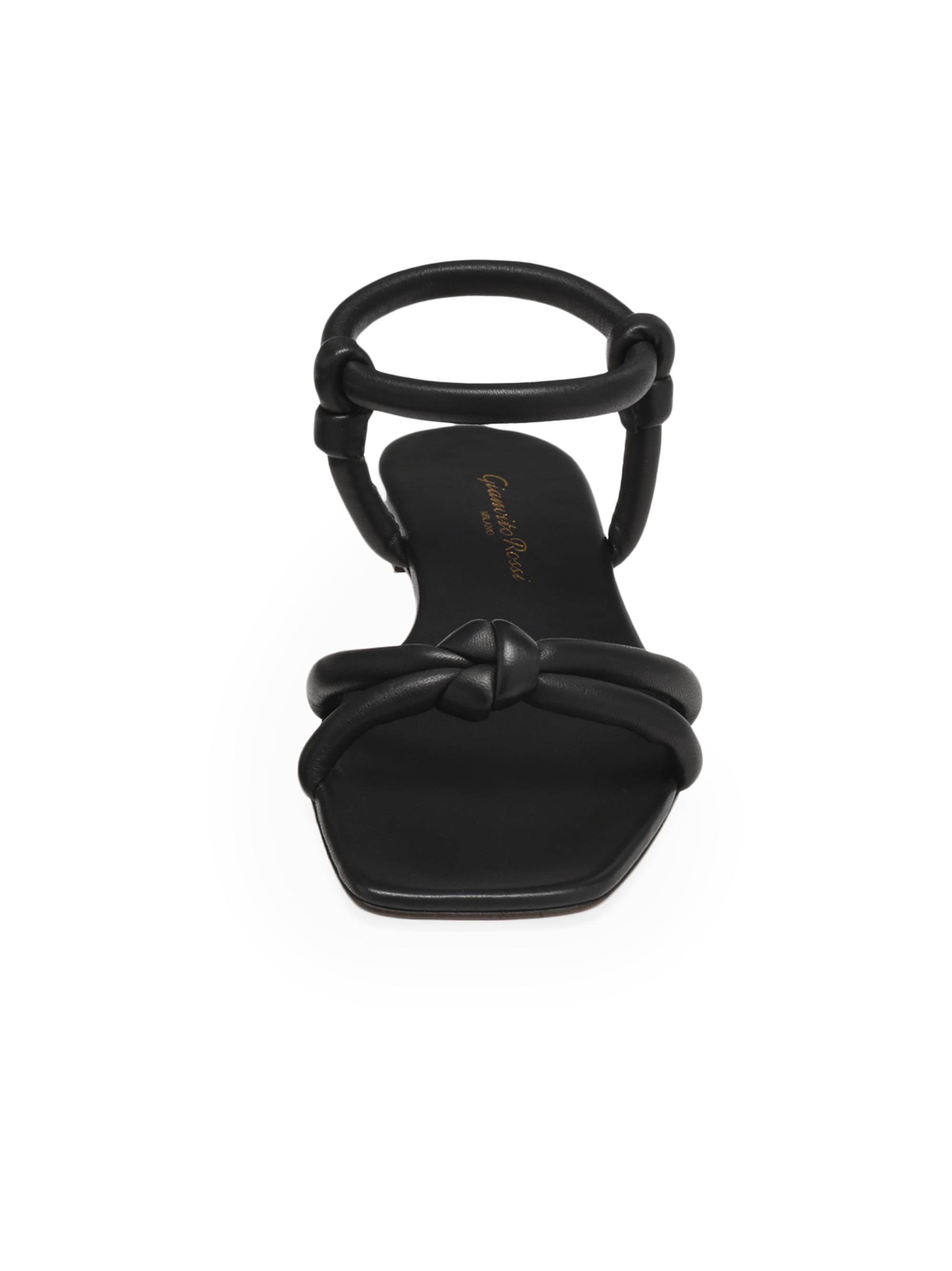 Gianvito Rossi Juno 05 Knotted Leather Sandals | Saks Fifth