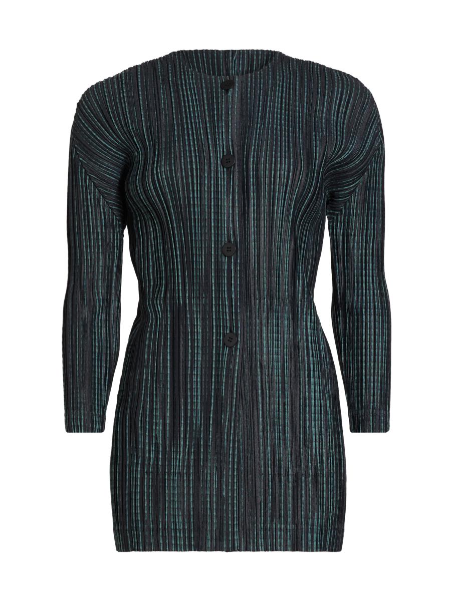 Pleats Please Issey Miyake Meteor Shower Plissé Jacket