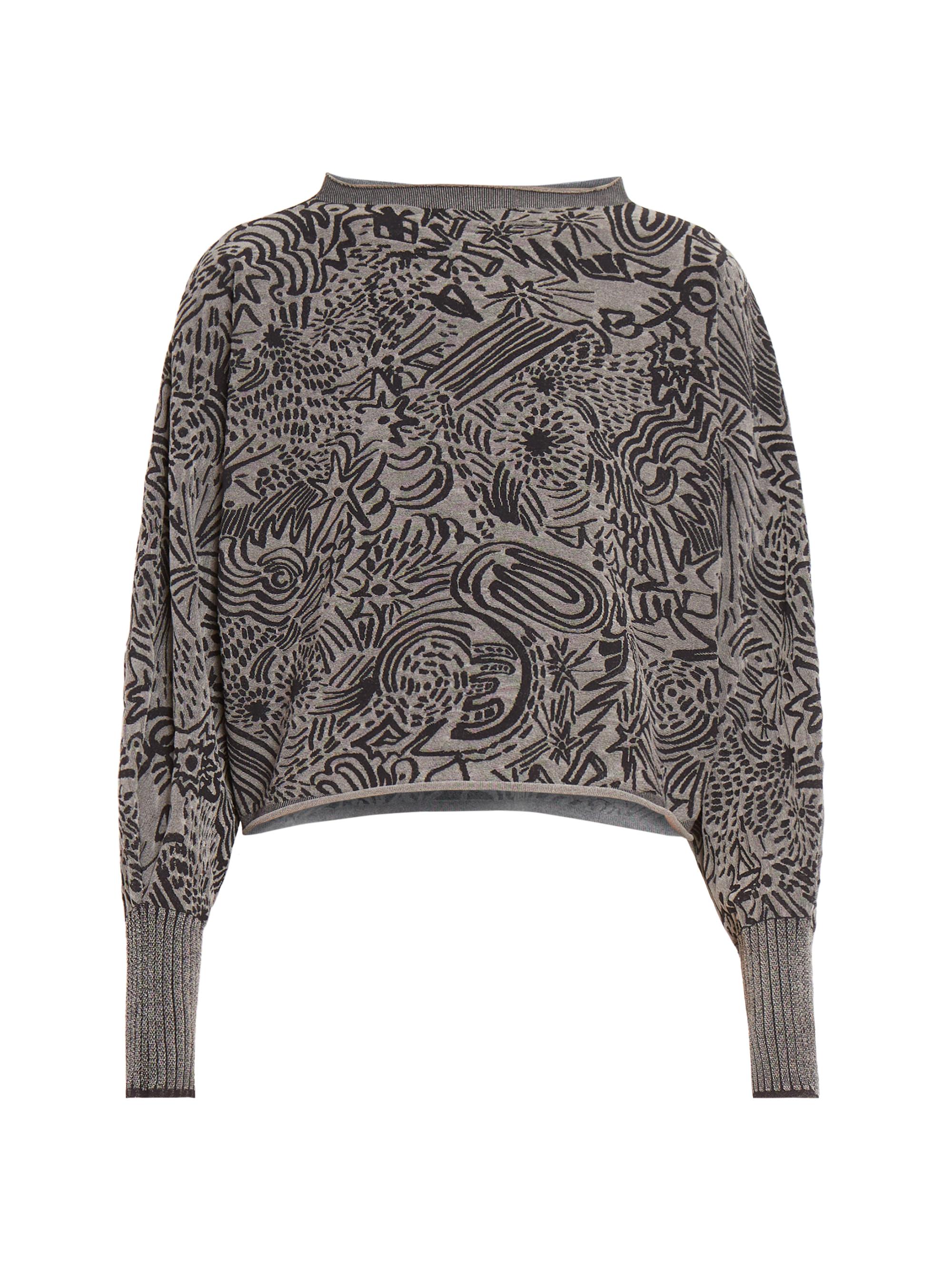 Pleats Please Issey Miyake Nova Graphic Rolled-Edge Top | Saks