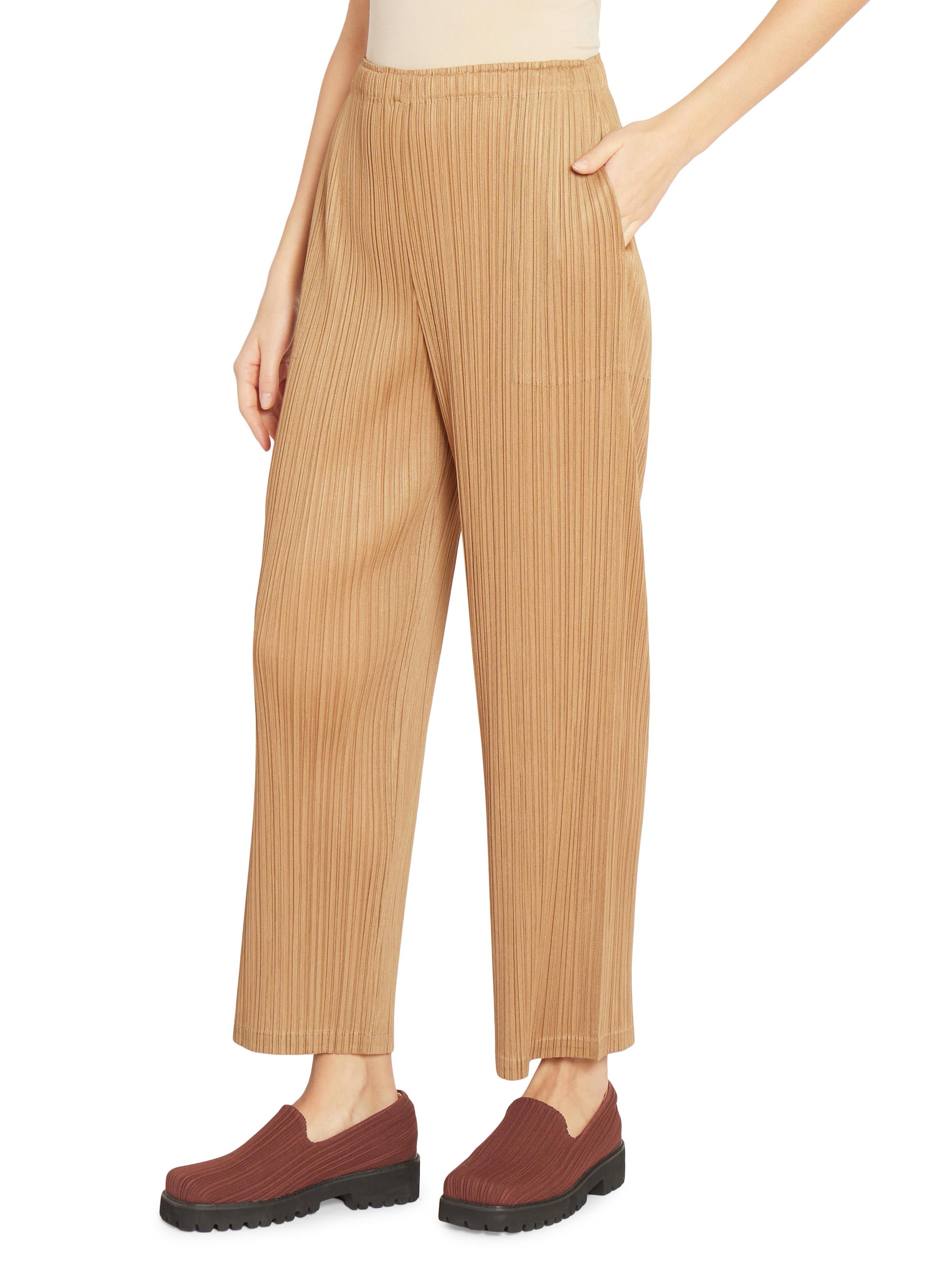 Pleats Please Issey Miyake Monthly Colors: December Wide-Leg Pants