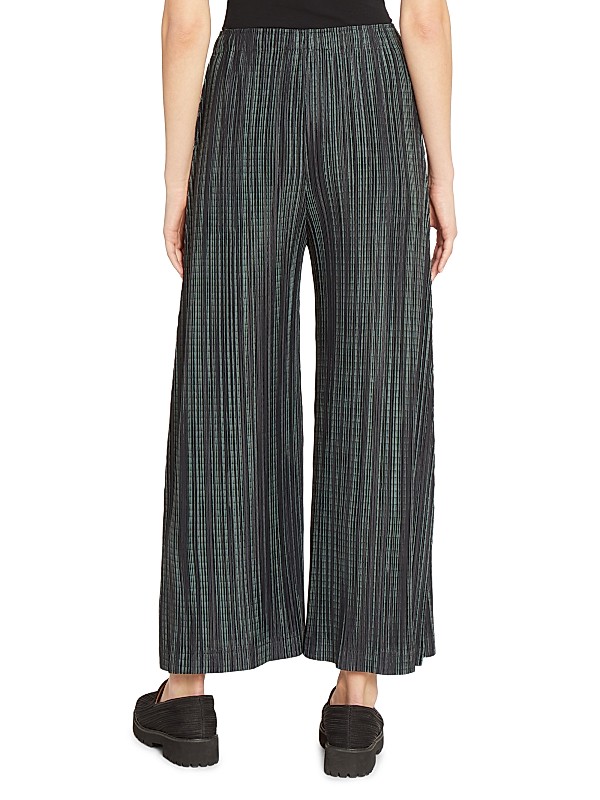 Shop Pleats Please Issey Miyake Meteor Shower Wide-Leg Pants Shop Pleats Please Issey Miyake Meteor Shower Wide-Leg Pants