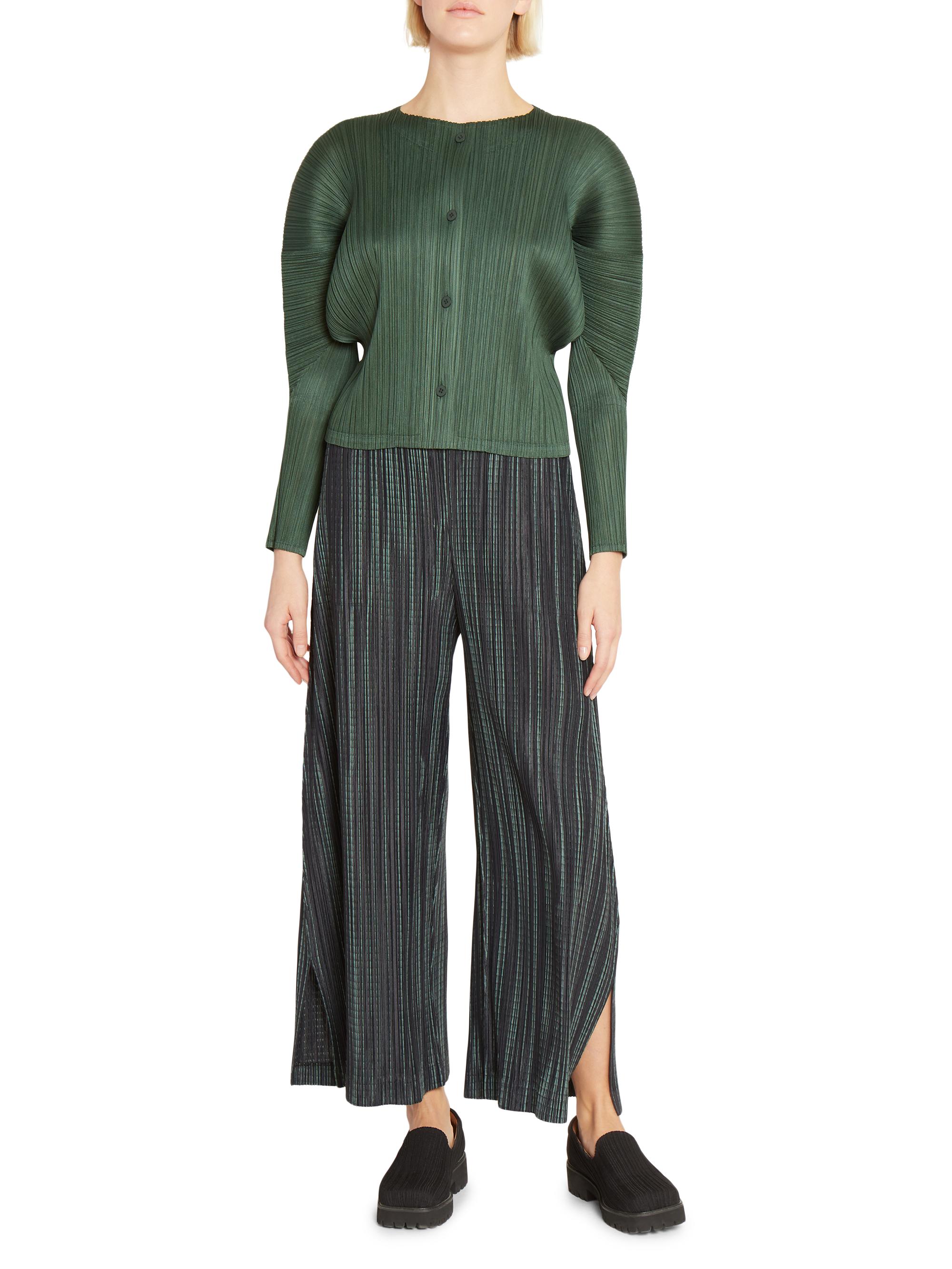 プリーツプリーズ 　パンツ　METEOR SHOWER Pleats Please Issey Miyake Meteor Shower Wide-Leg Pants | Saks