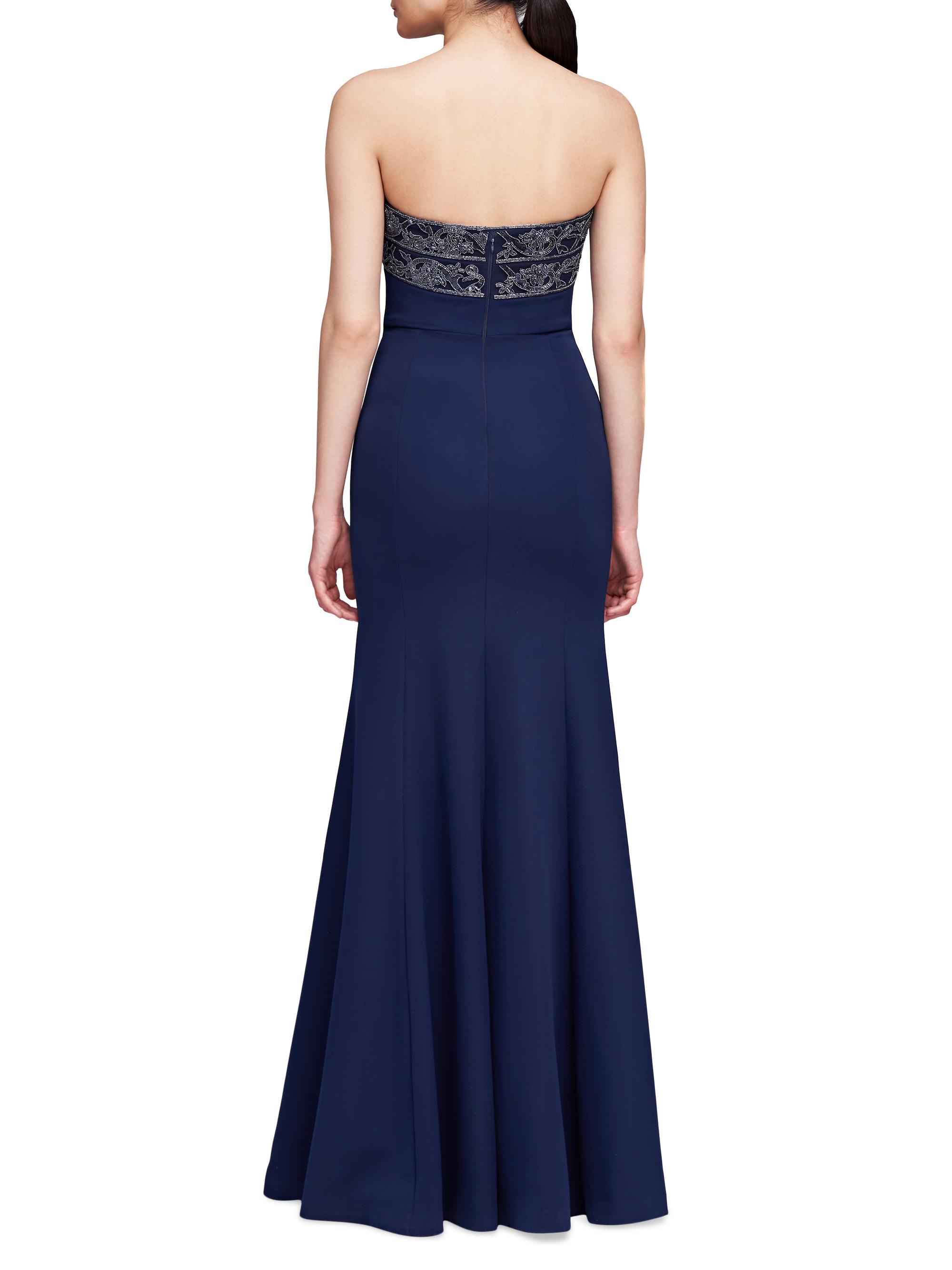 Theia Londyn Beaded Crepe Strapless Gown | Saks Fifth Avenue