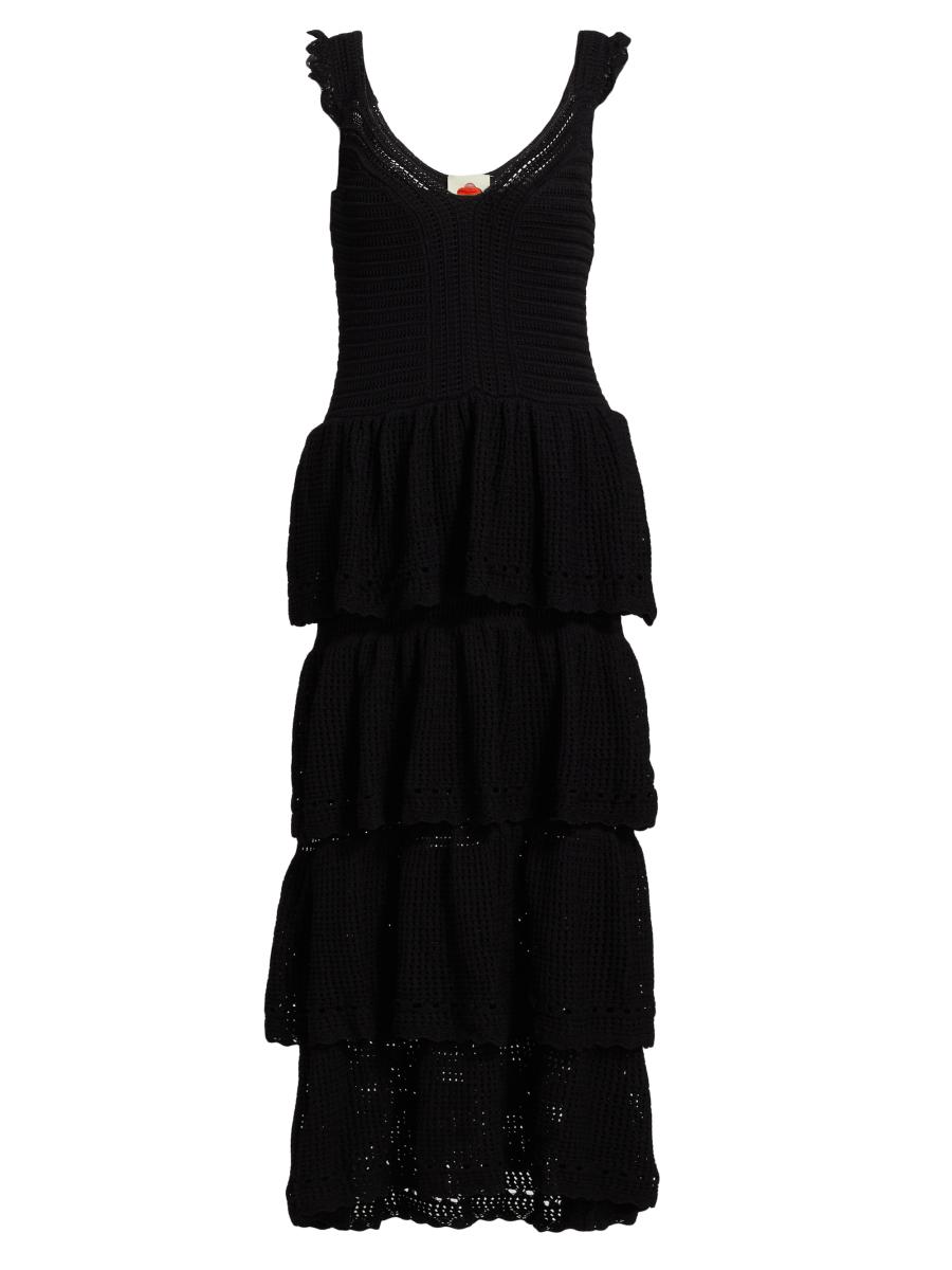 Farm Rio Crochet Sleeveless Midi-Dress | Saks Fifth Avenue